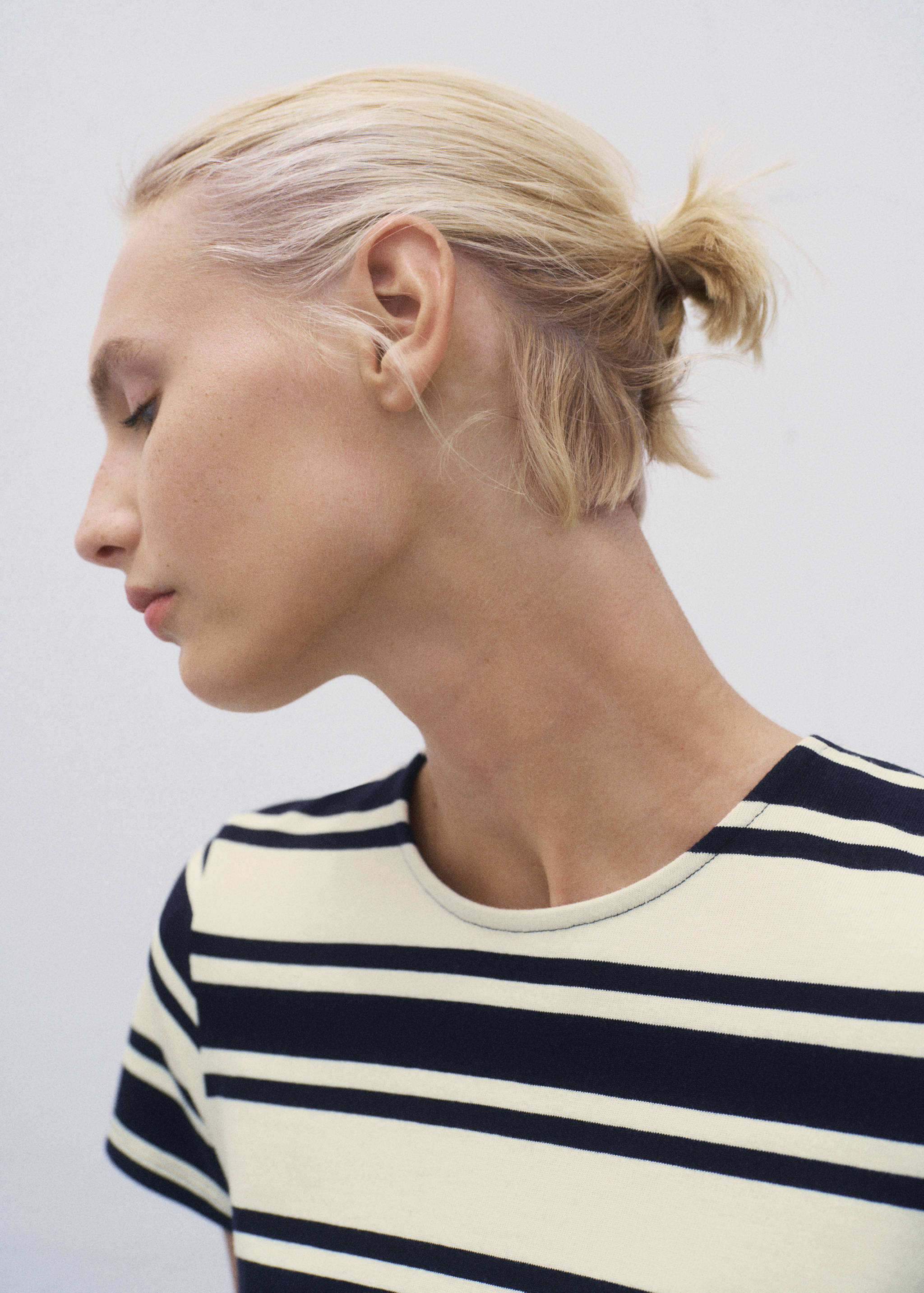 Mixed striped dress - Details of the article 1