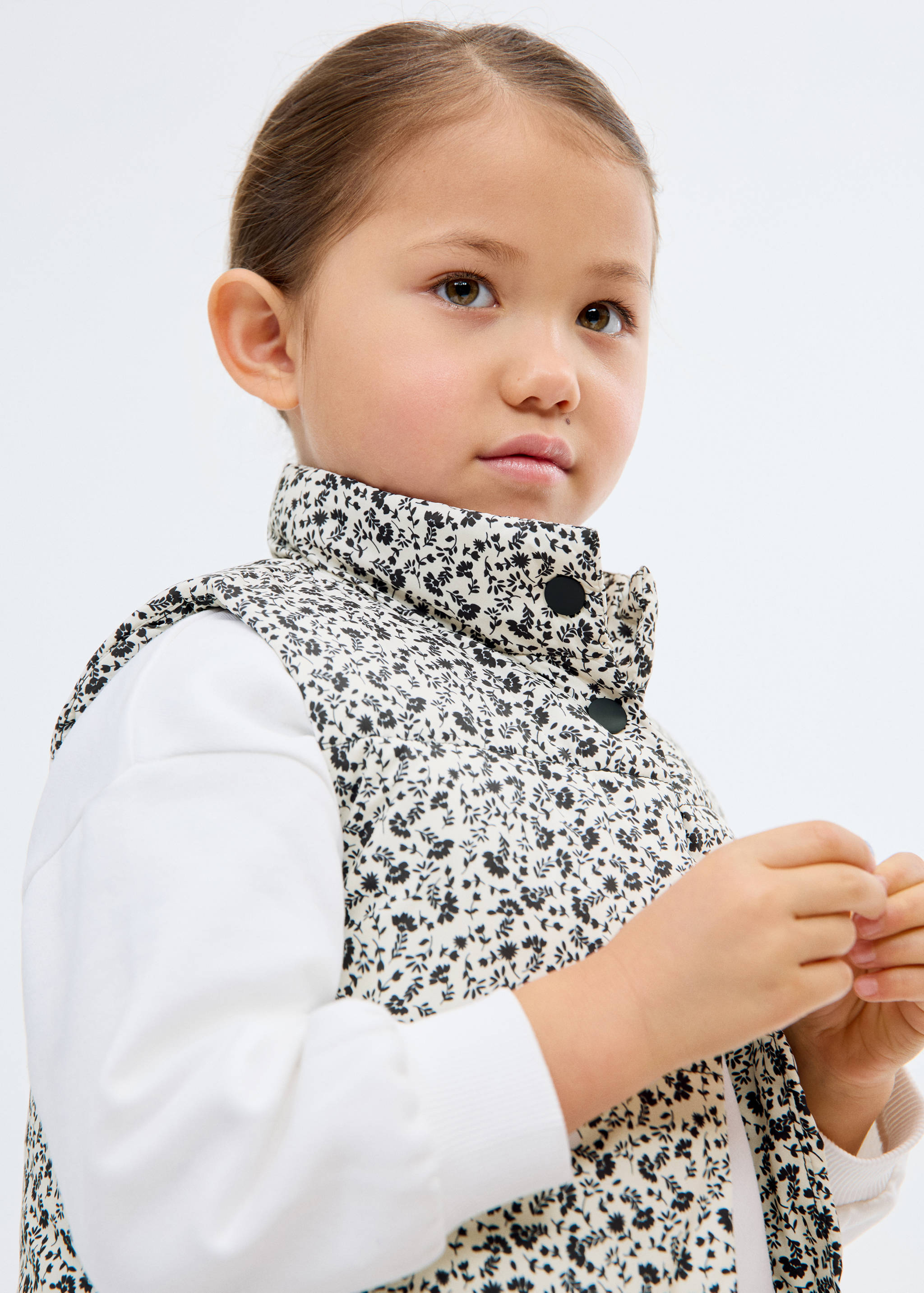 Chaleco acolchado floral - Detalle del artículo 1