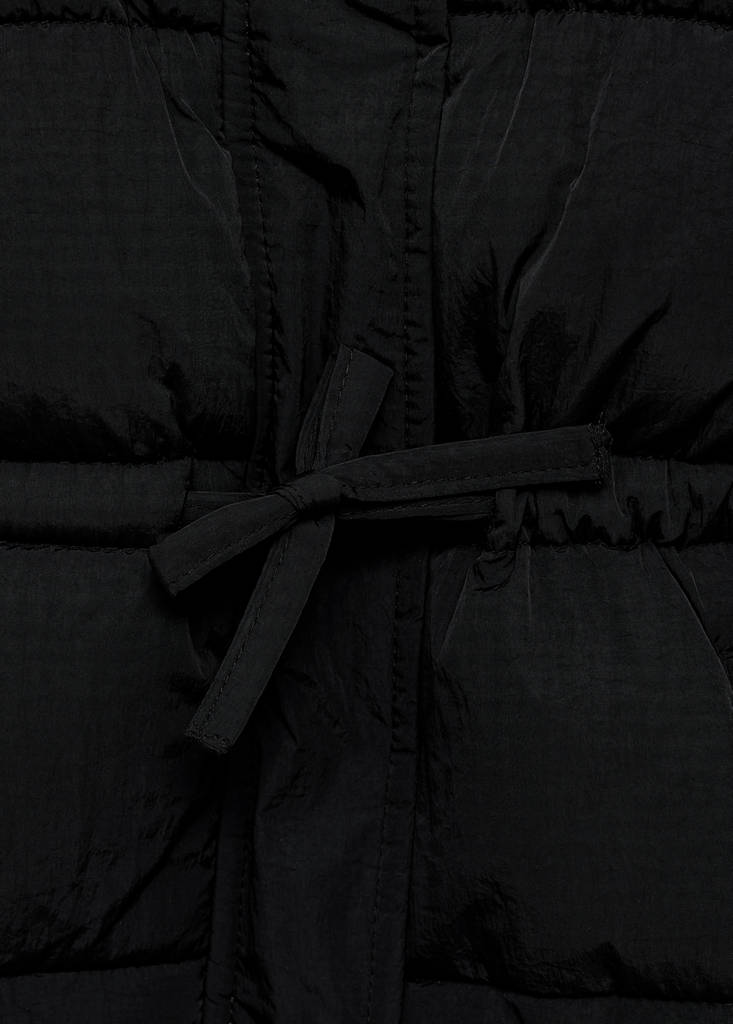 Quilted gilet — Black