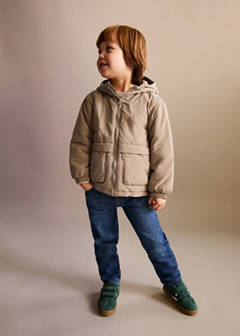 Hood puffer coat — Medium Brown 1