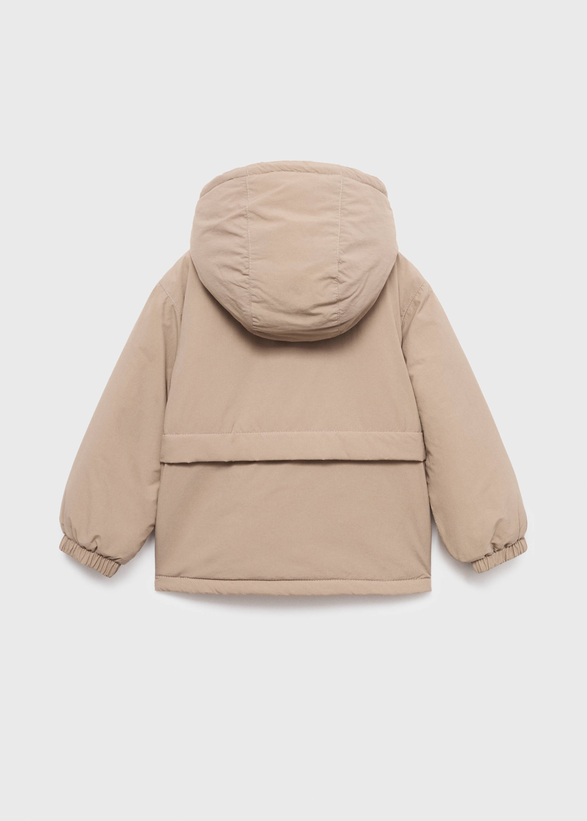 Hood puffer coat - Reverse of the article