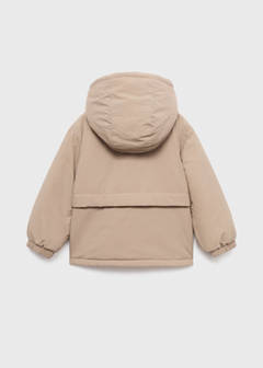 Hood puffer coat — Medium Brown 4