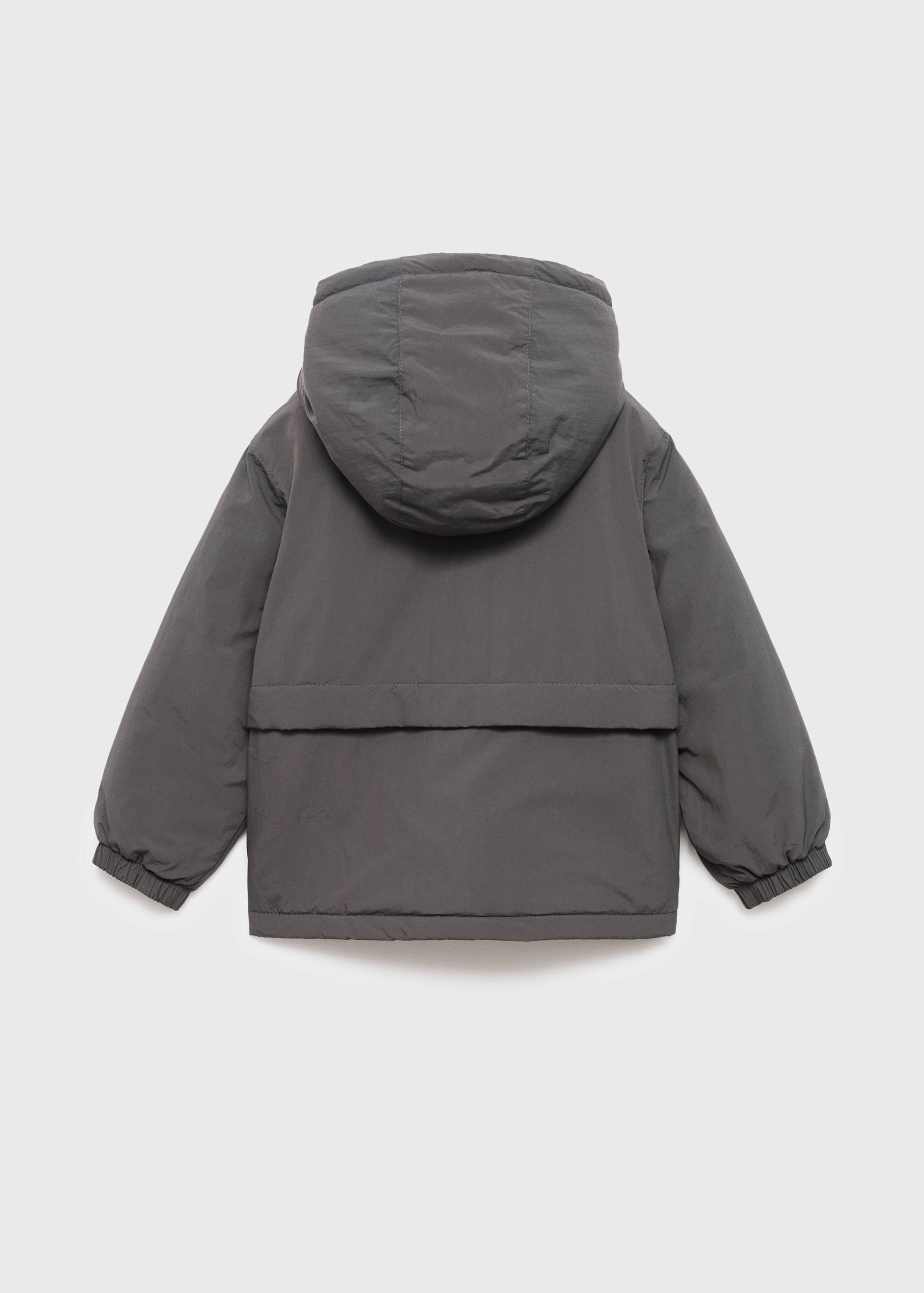 Hood puffer coat - Reverse of the article