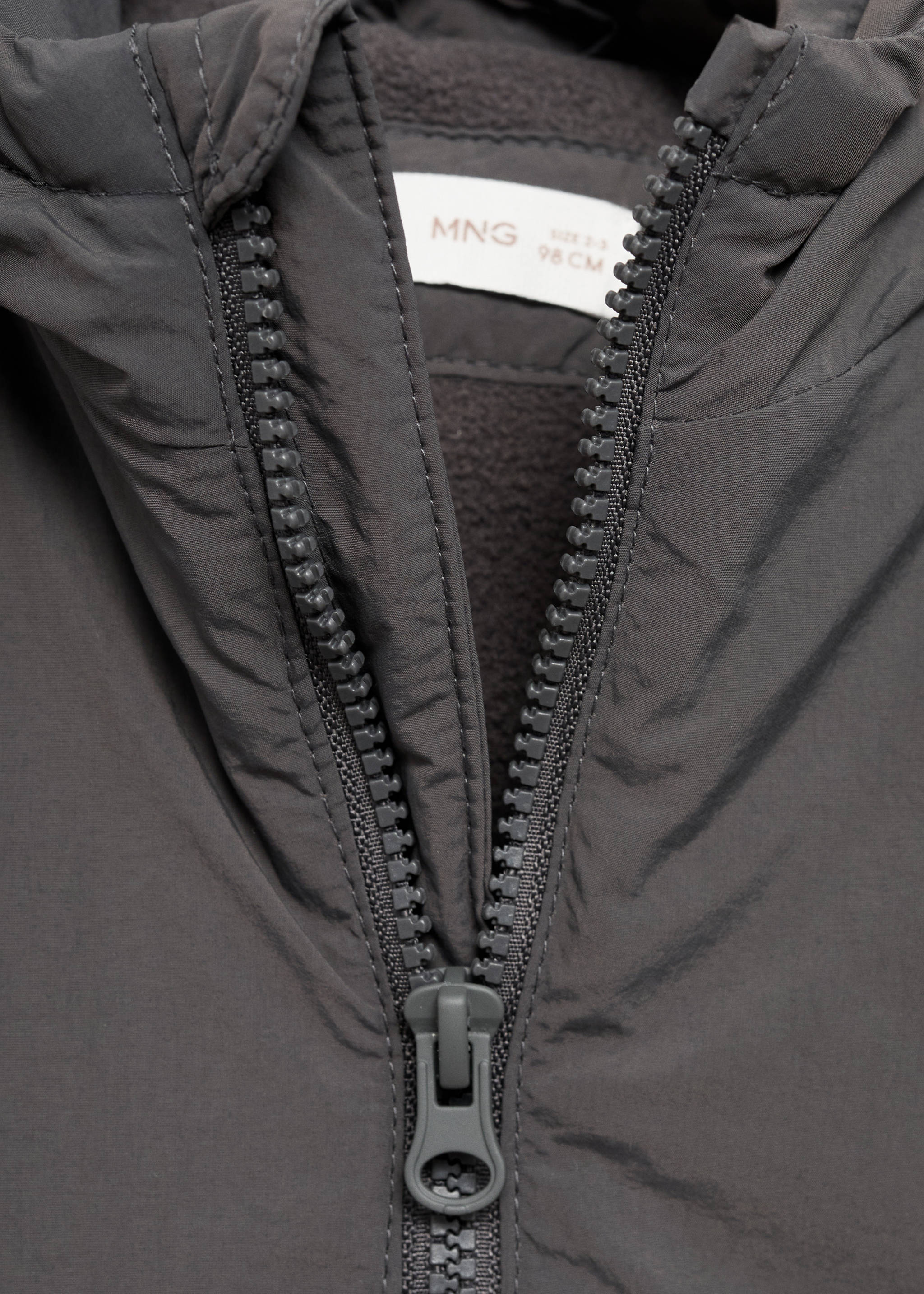 Hood puffer coat - Details of the article 8
