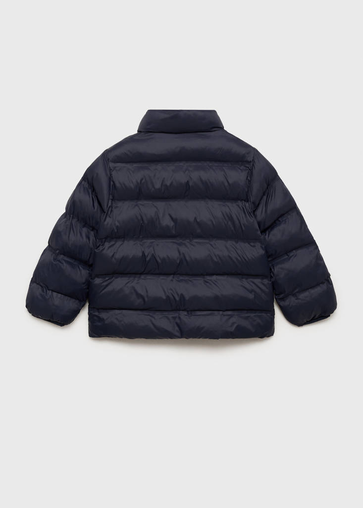 Waterproof quilted coat — Navy