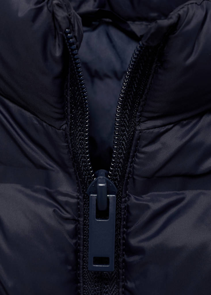 Waterproof quilted coat — Navy