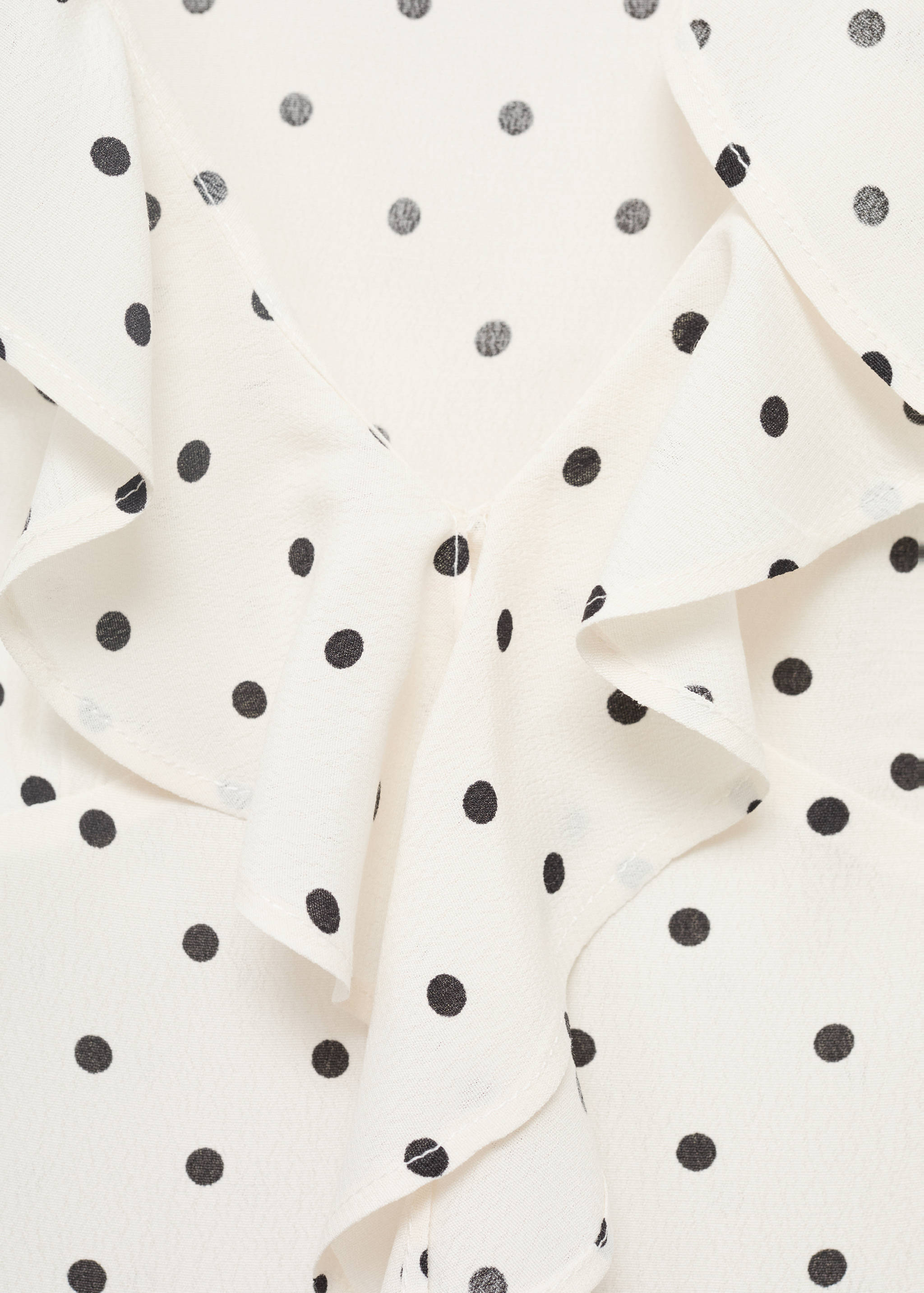 폴카 도트 러플 블라우스 - 상품 내역: 8