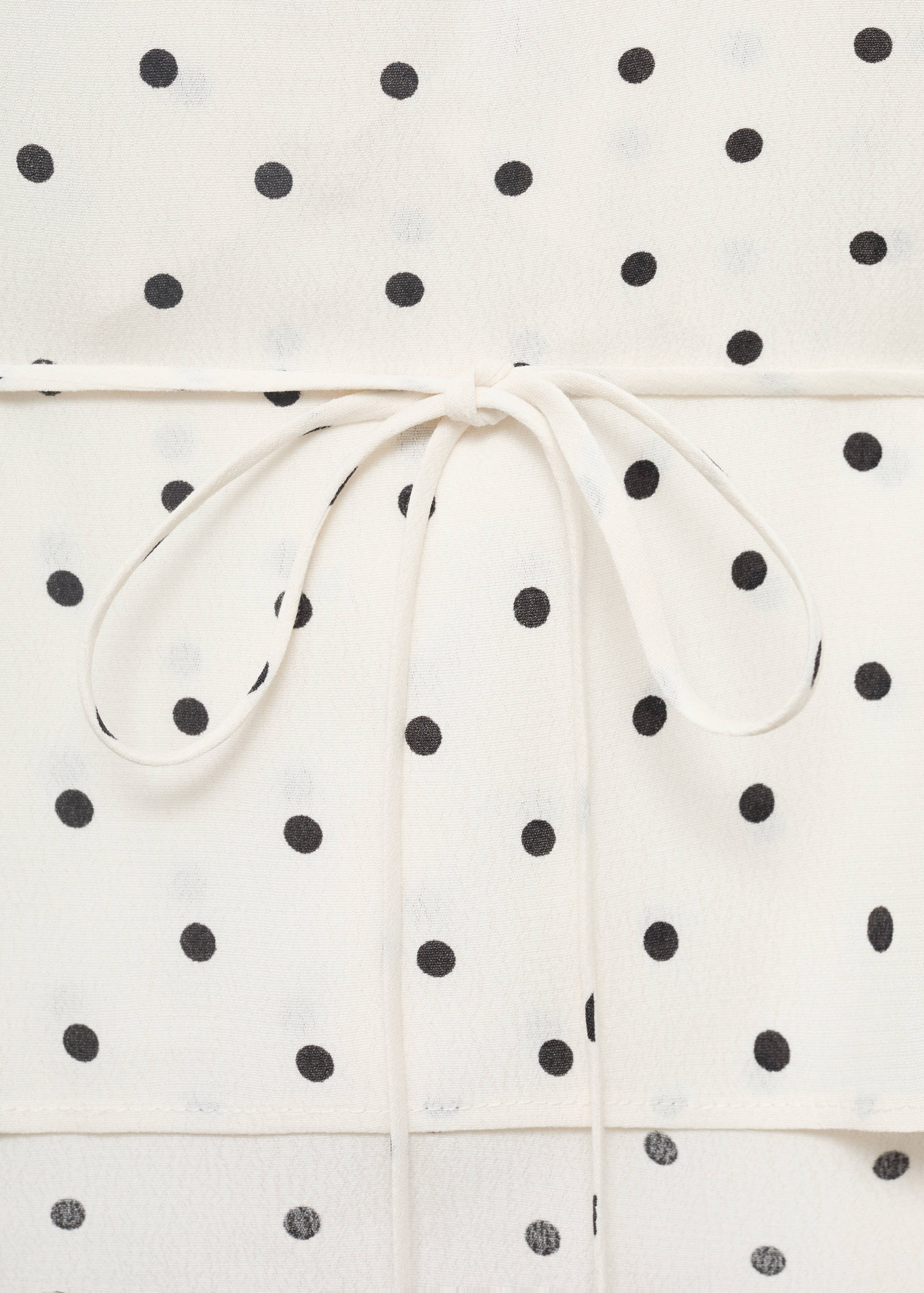 폴카 도트 러플 블라우스 - 상품 내역: 0