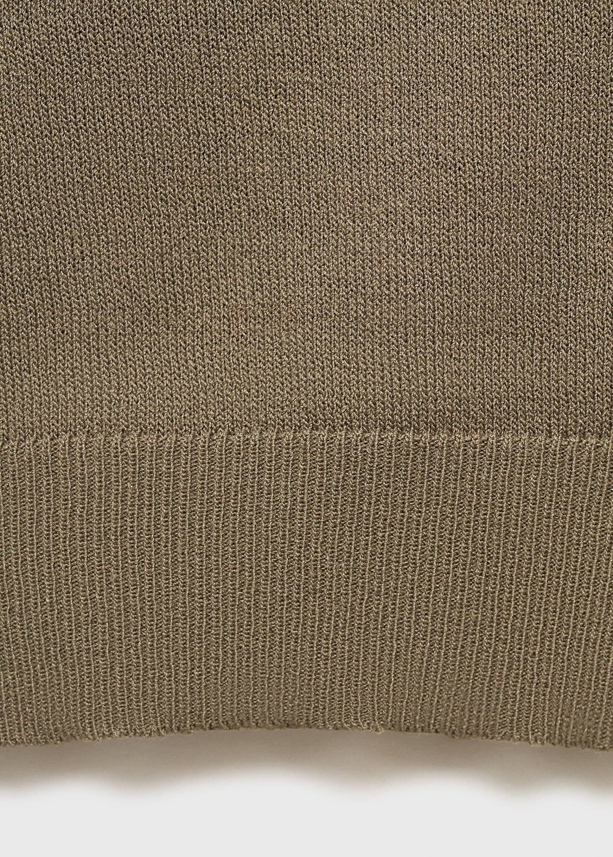 Fine-knit sweater with metallic detail — Medium Brown