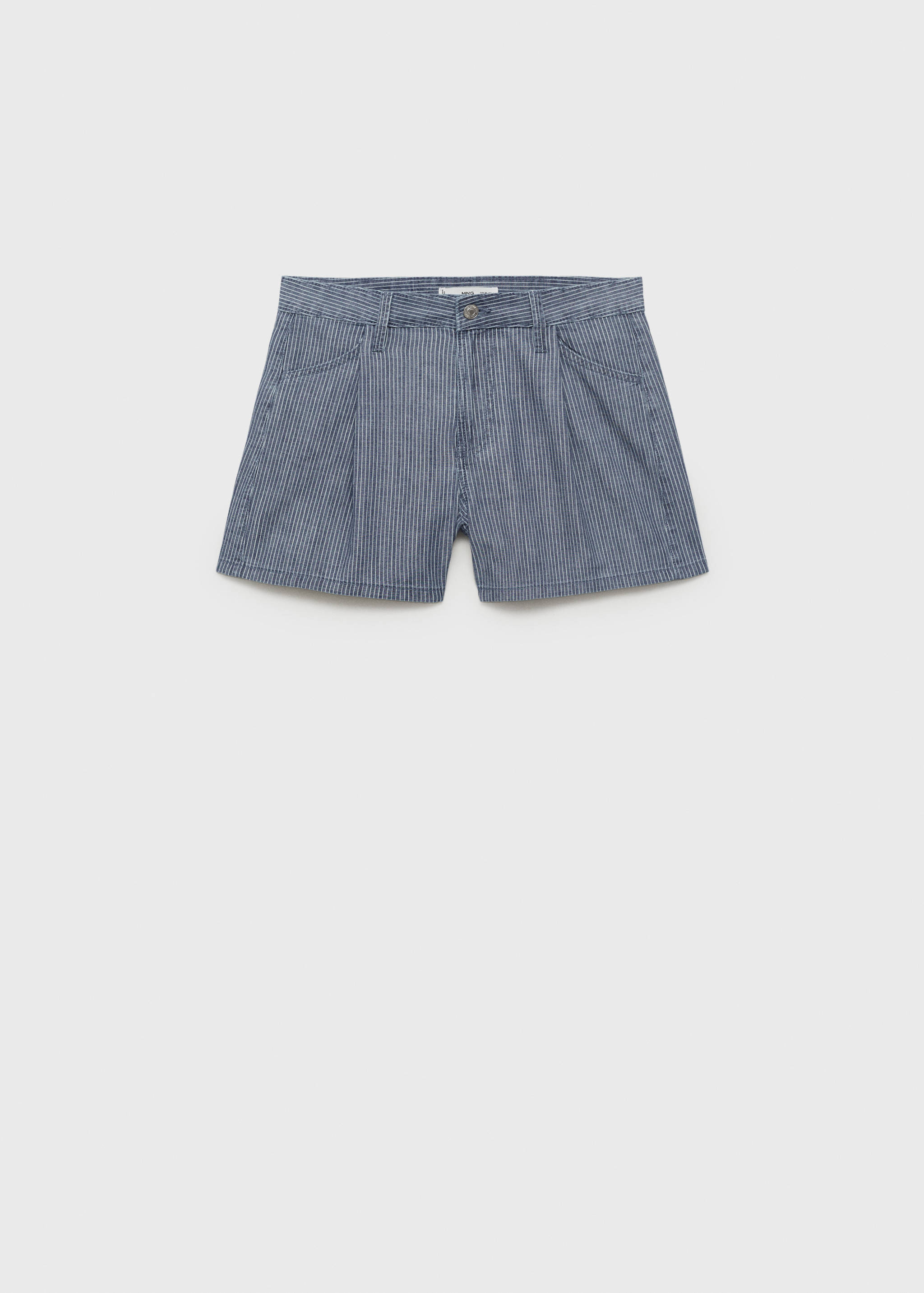 Shorts denim pinzas rayas - Artículo sin modelo