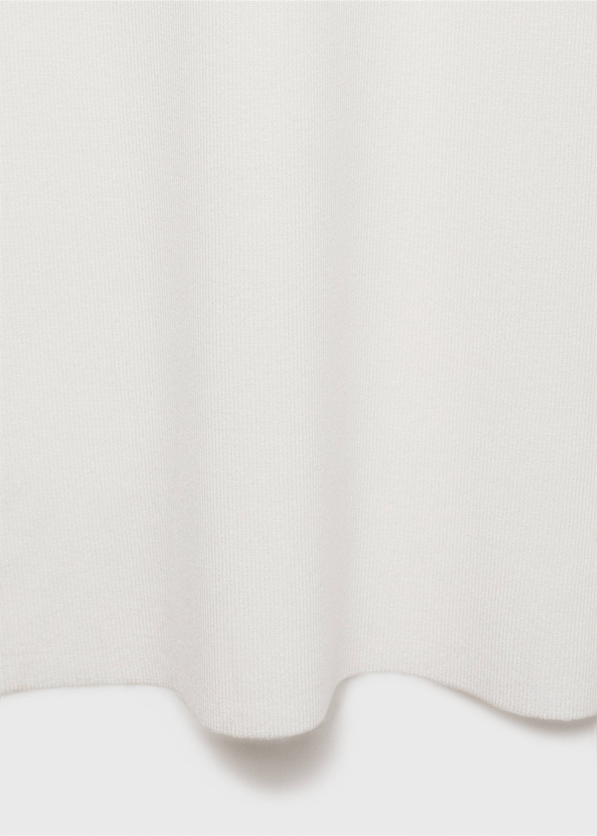 Halter-neck knitted dress - Details of the article 0, White. Ref: 17062903-00.