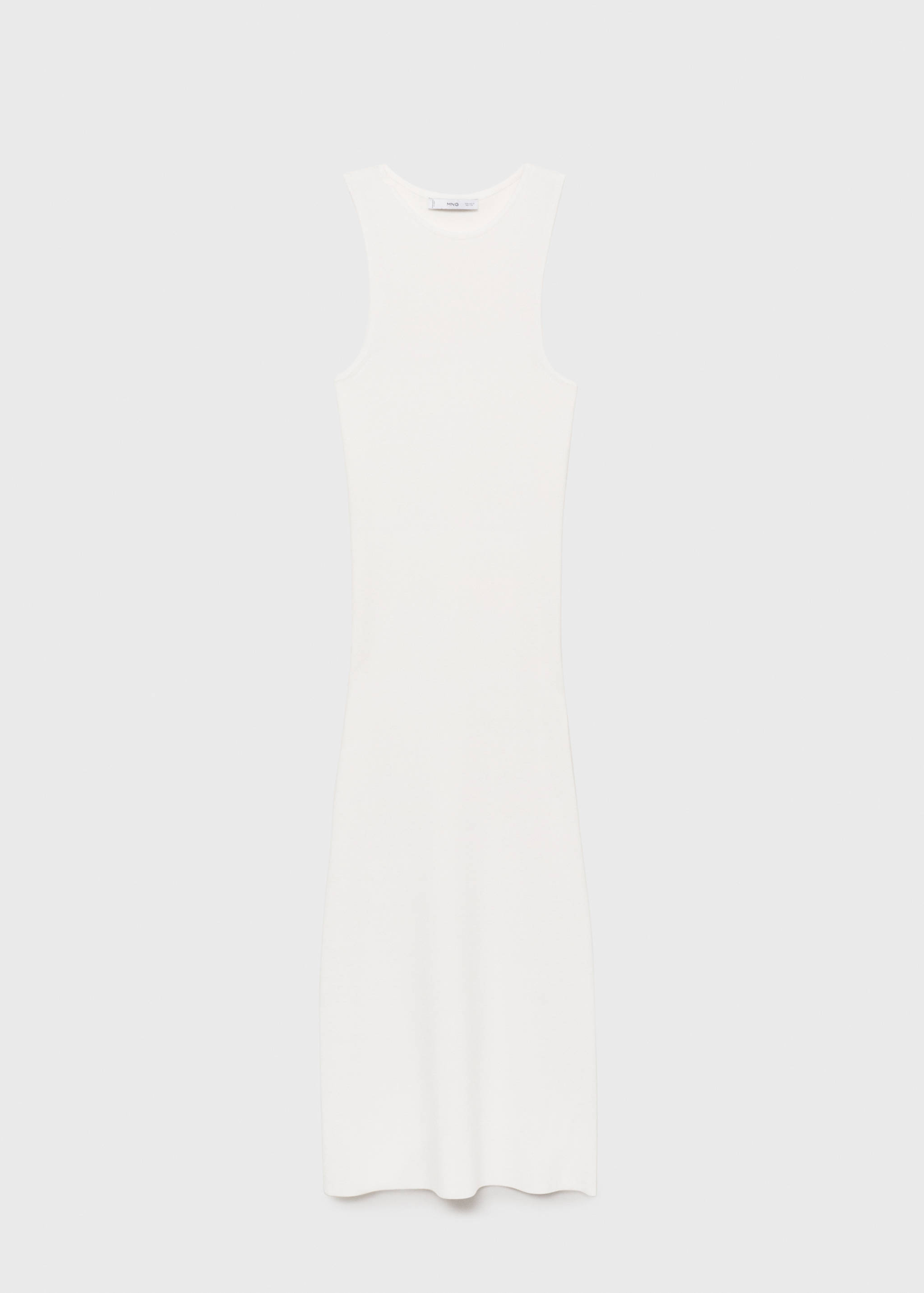 Halter-neck knitted dress - Article without model