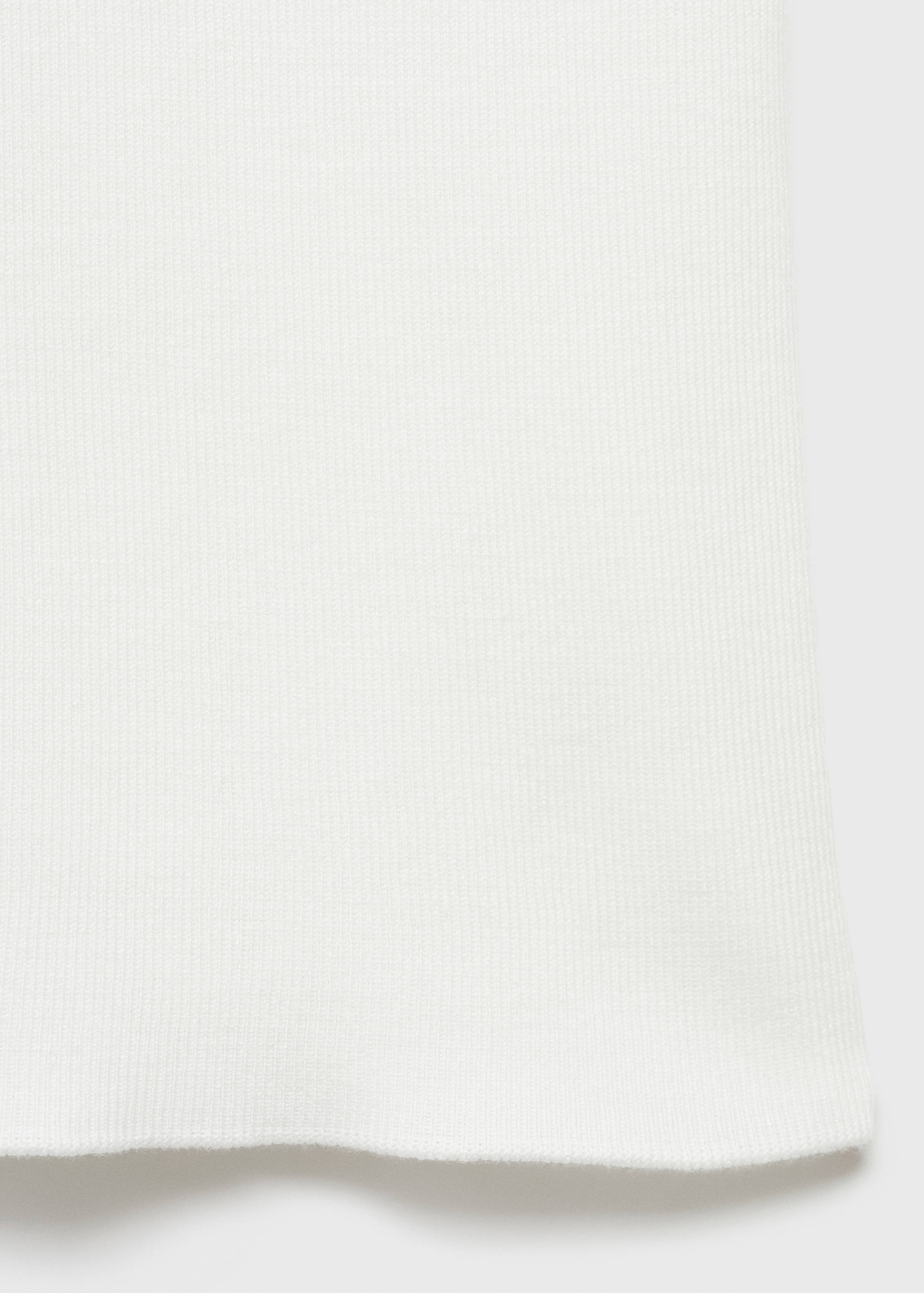 Short-sleeved knitted cotton sweater - Details of the article 8