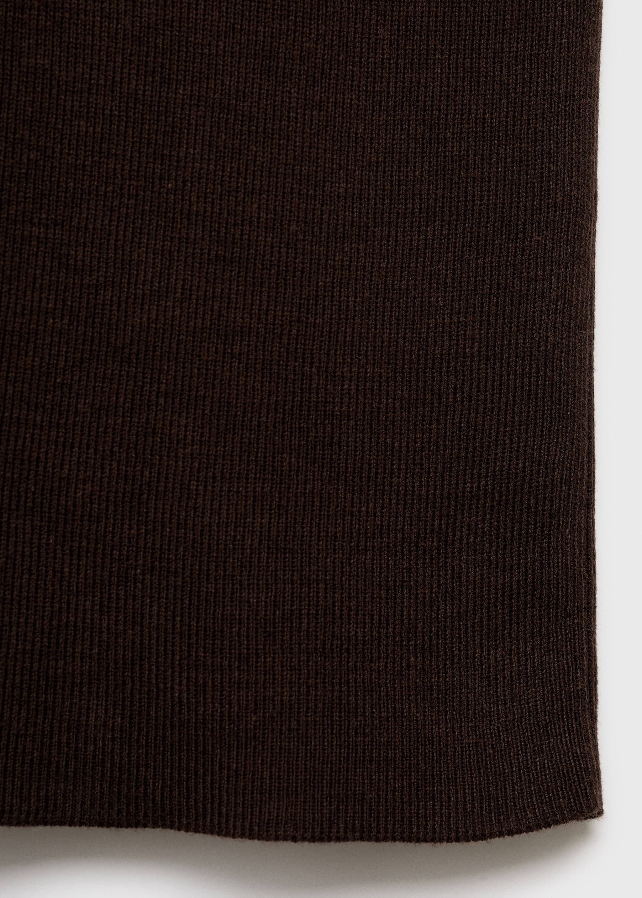 Short-sleeved knitted cotton sweater - Details of the article 8