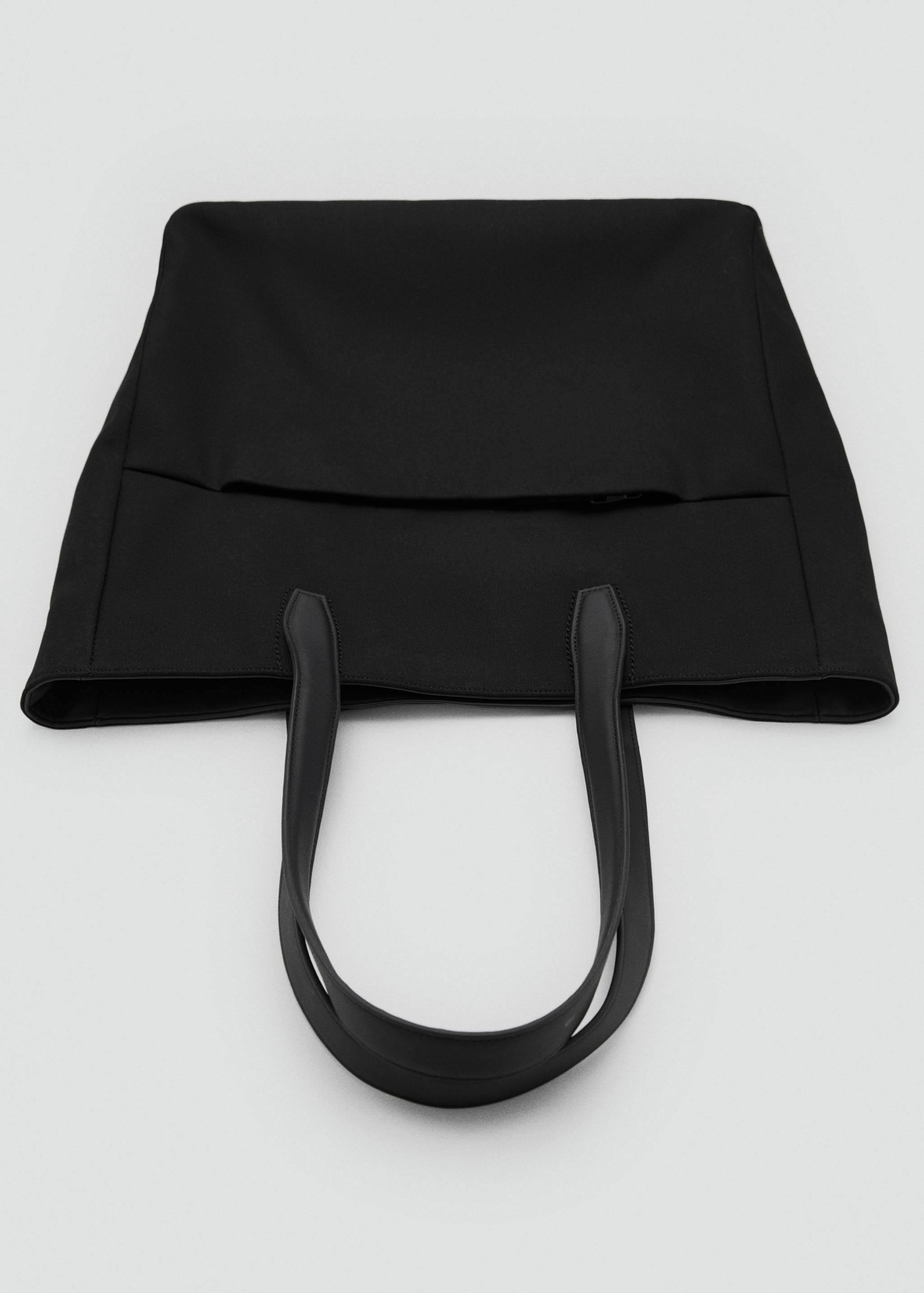 Cotton tote bag with front pocket - Details of the article 4