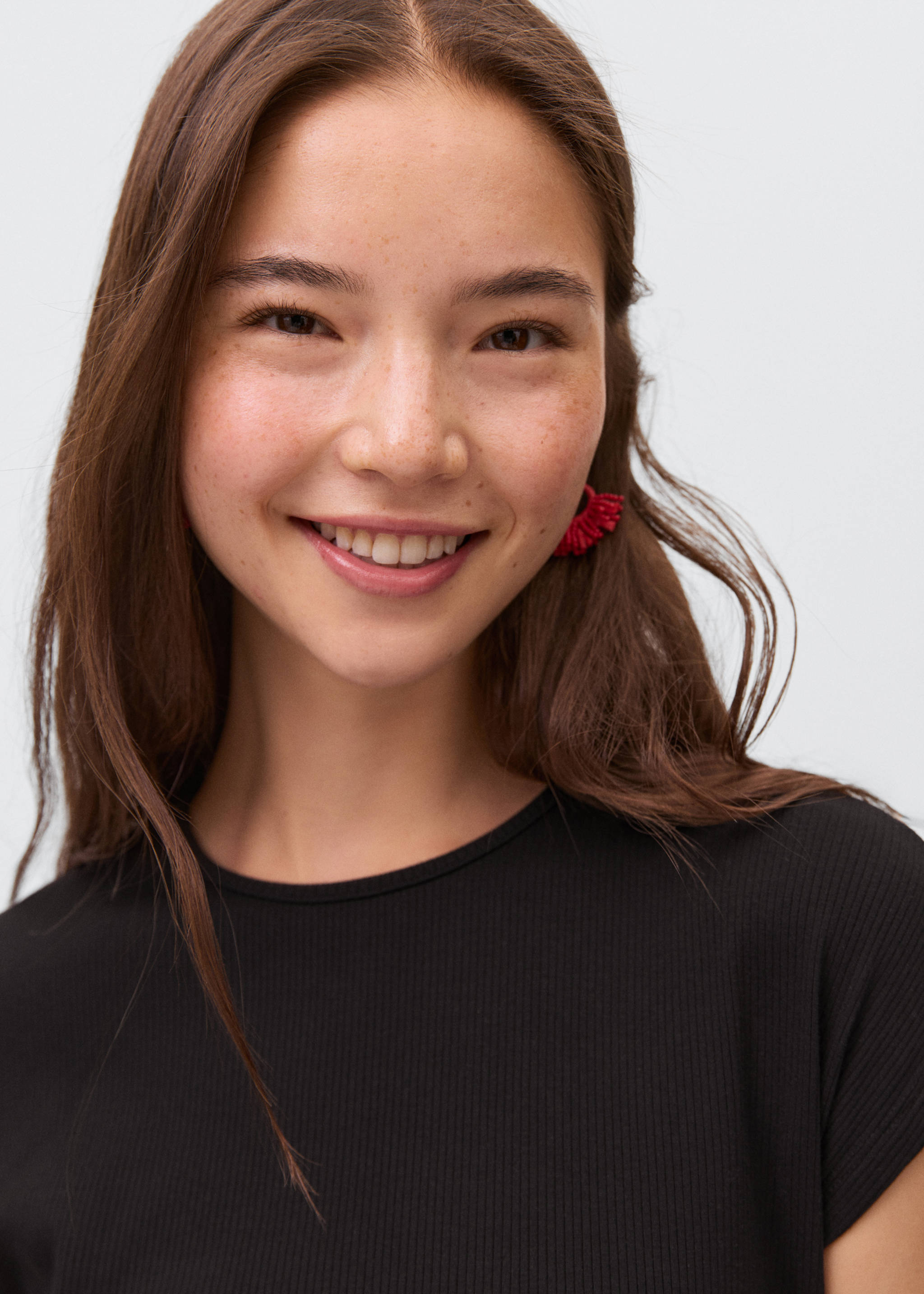 Короткое платье в рубчик - Деталь изделия 1