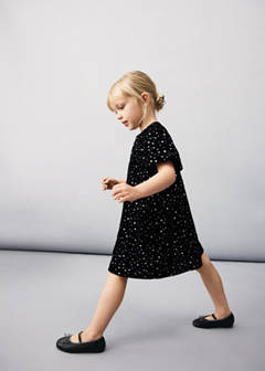 Two-tone ballet flats with bow — Black 3