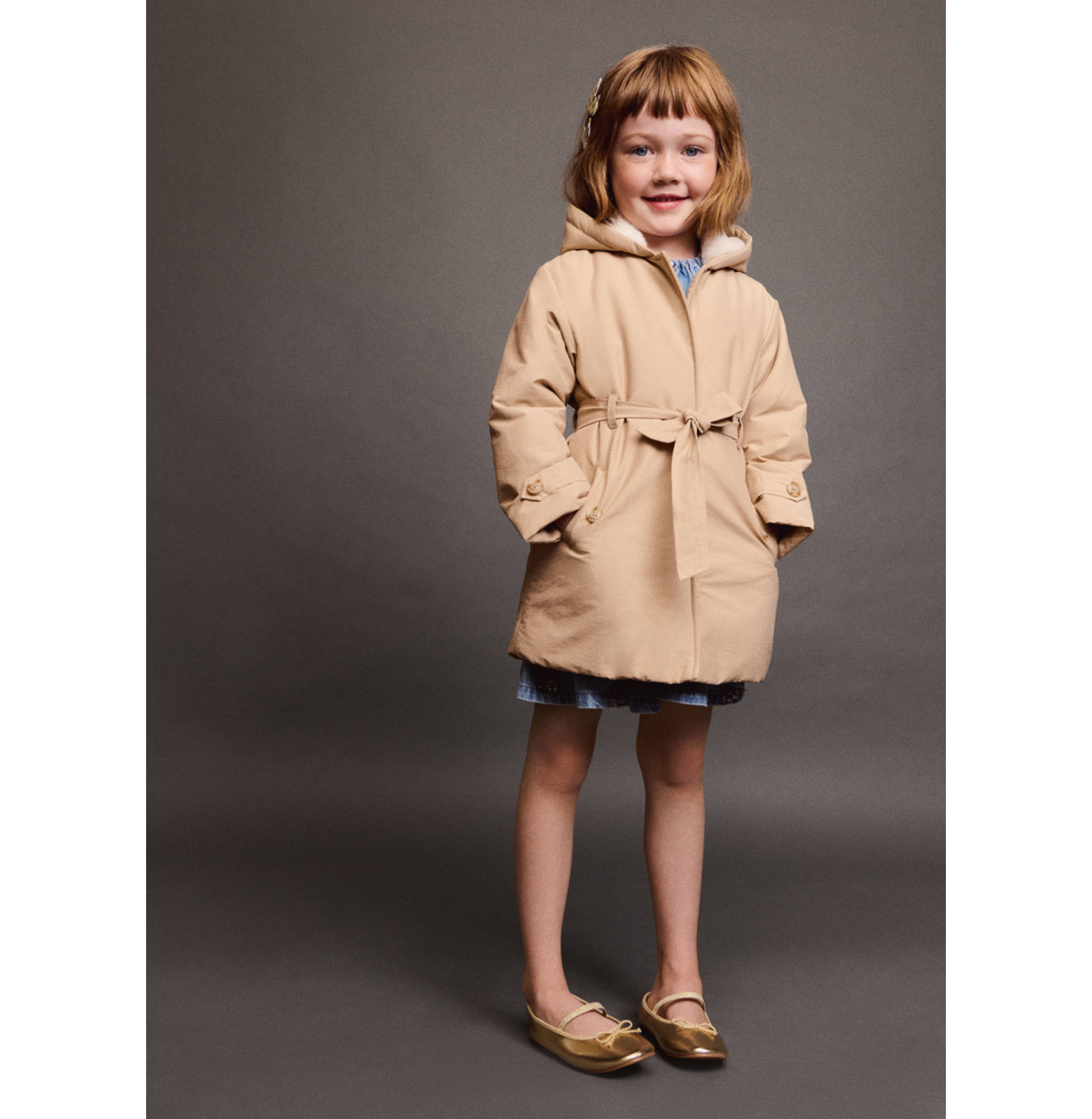 Ballerines métallisées nœud - Plan général