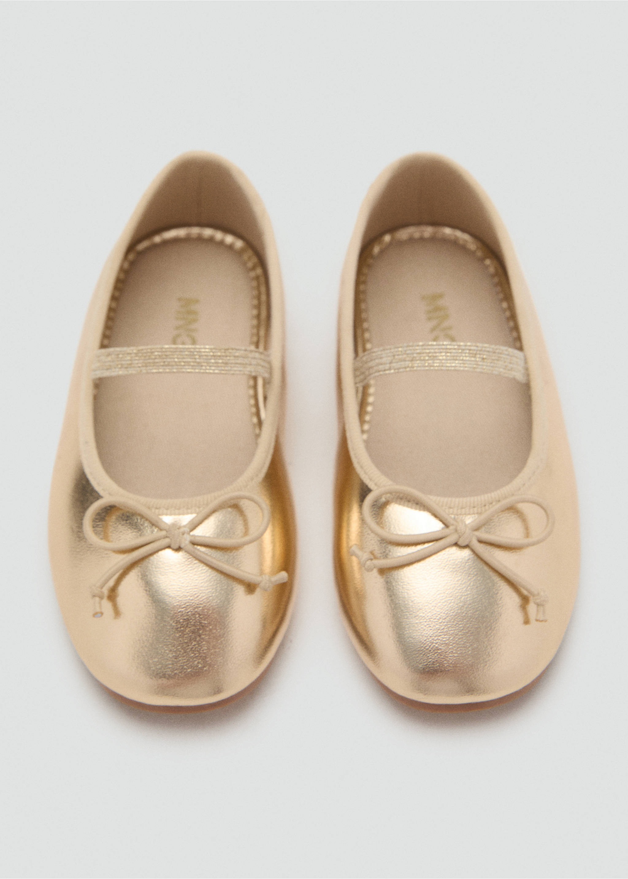 Ballerines métallisées nœud - Détail de l'article 2, Or. Ref: 17062910-00.