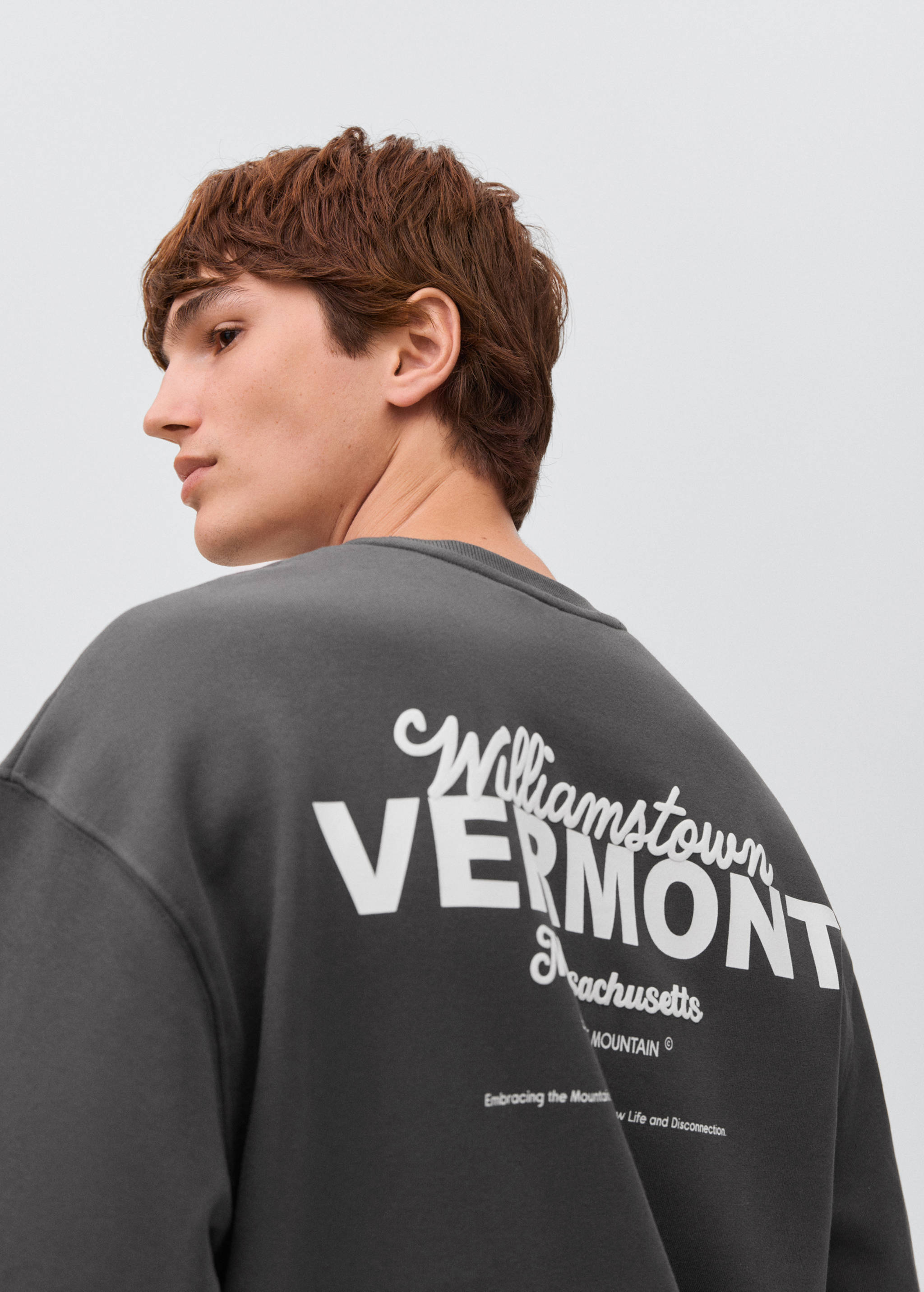 Принтованный свитшот из хлопка - Деталь изделия 6