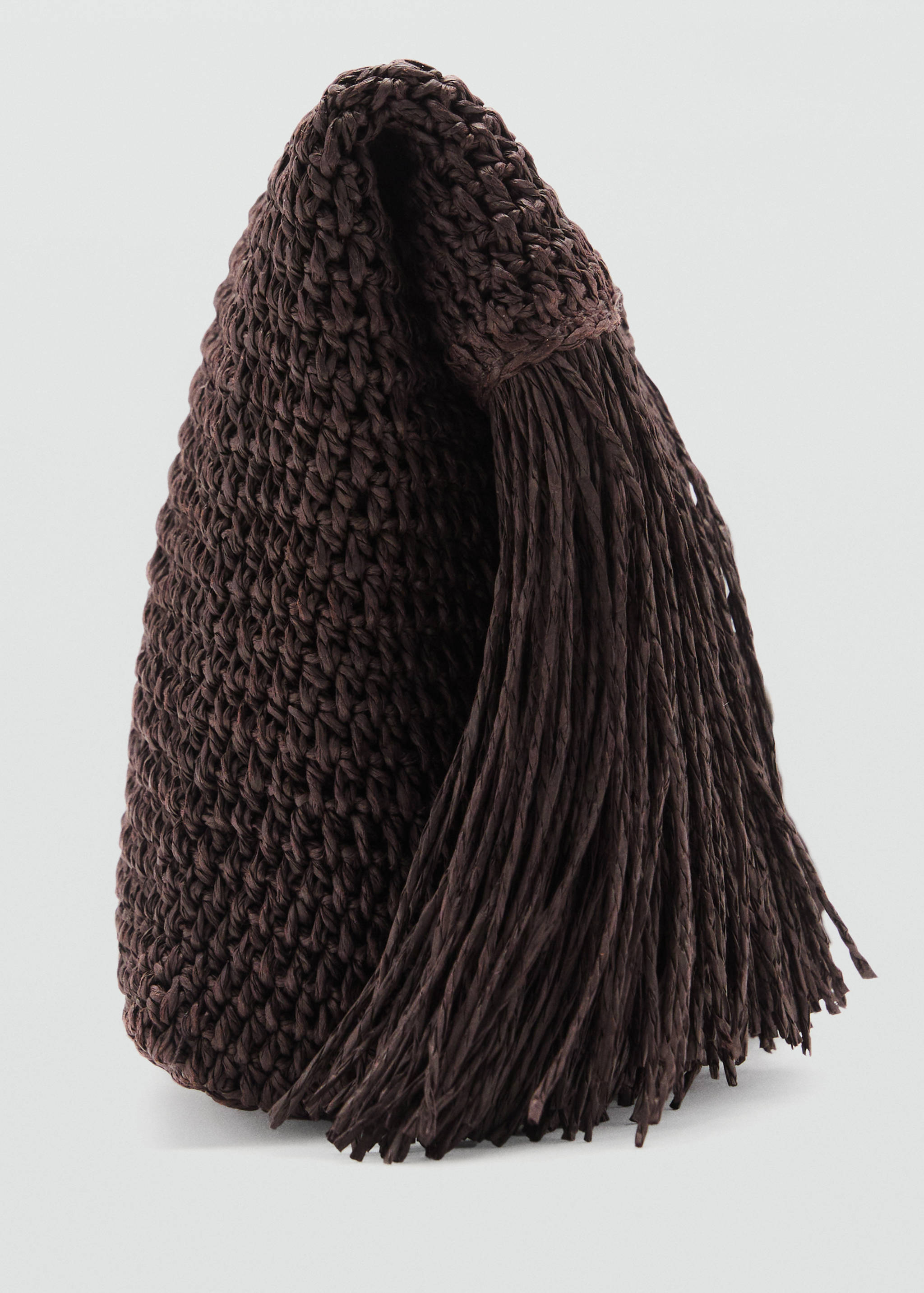 Carteira de mão de fibra natural com franjas - Pormenor do artigo 2