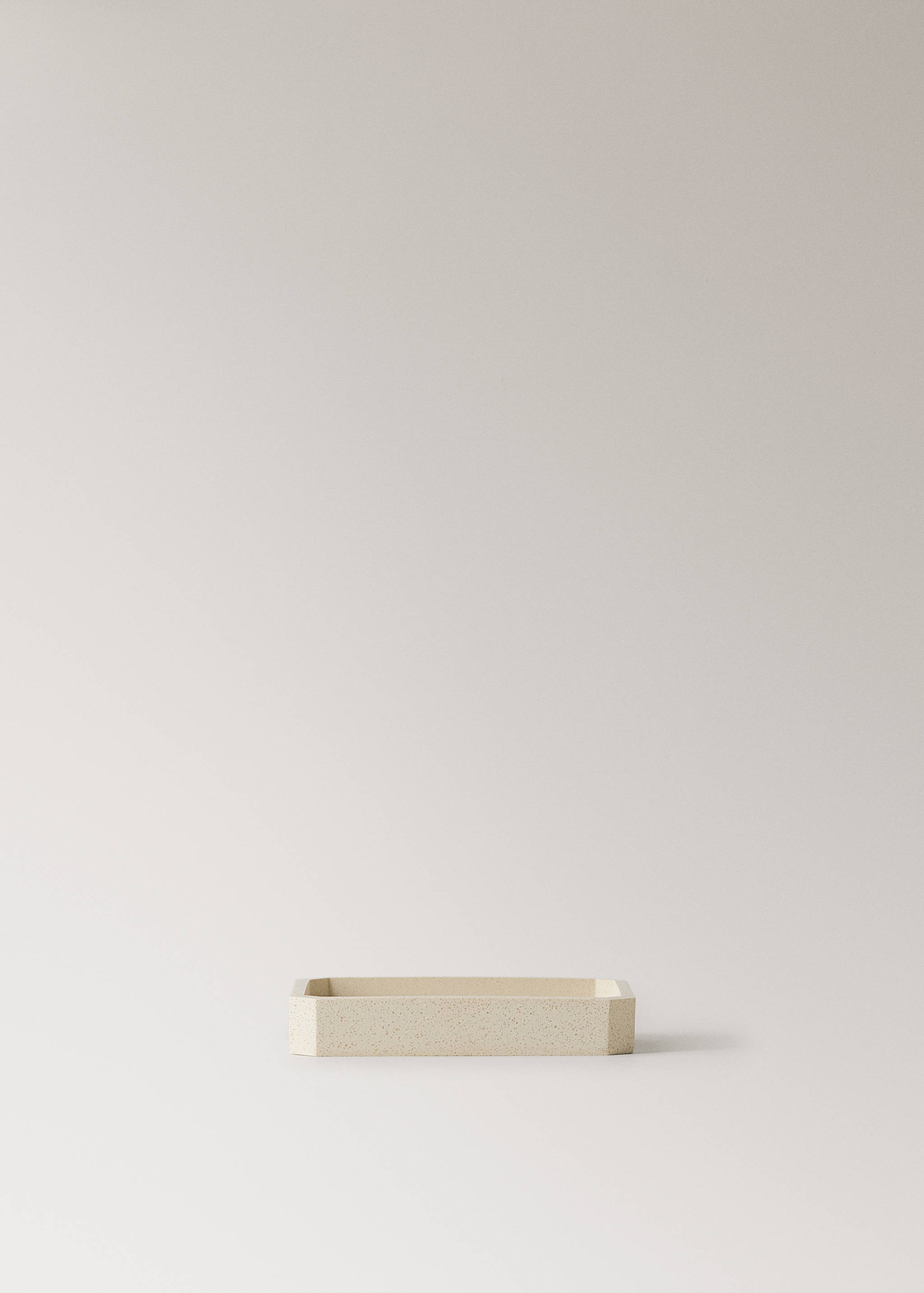 Square resin soap dish - Article without model