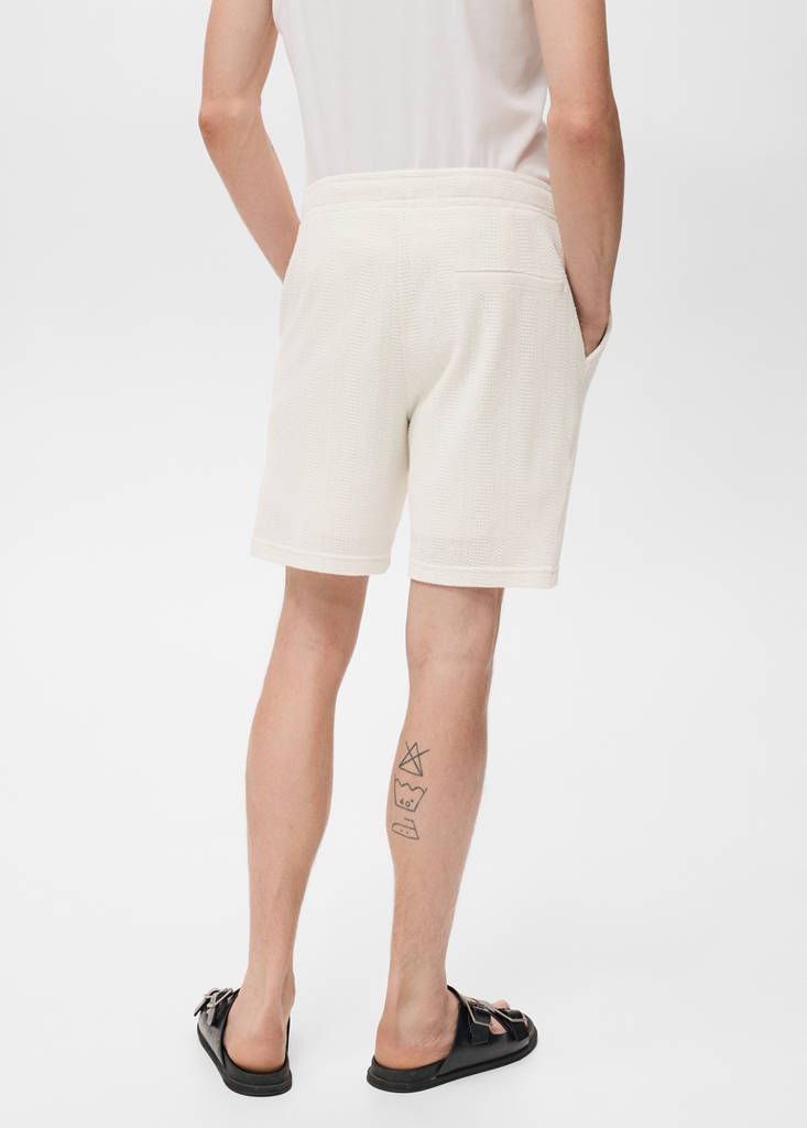 Structured knitted shorts — Off White
