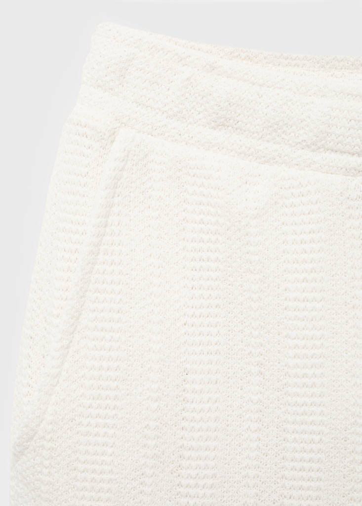 Structured knitted shorts — Off White