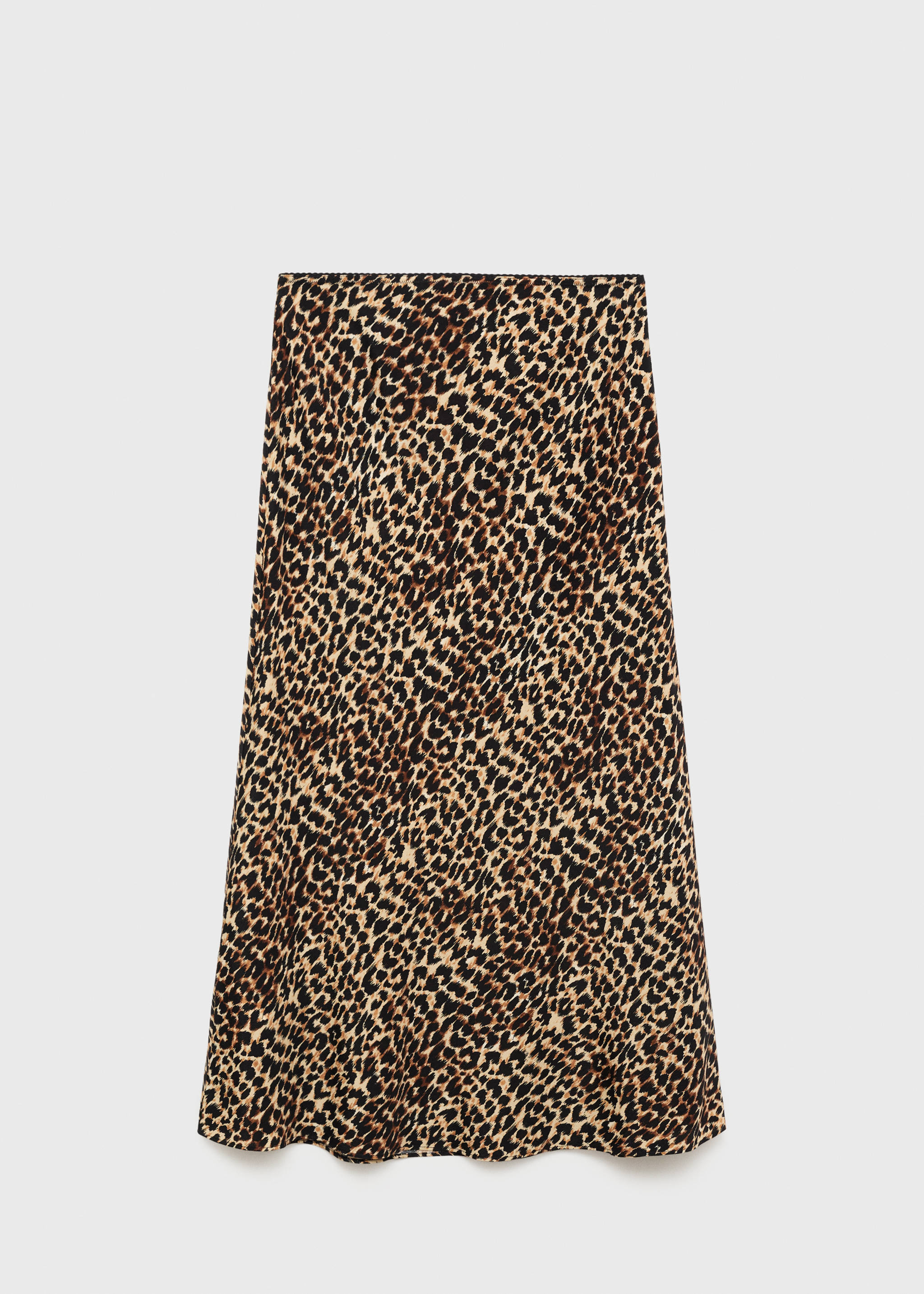 Rok midi leopard - Barang tanpa model