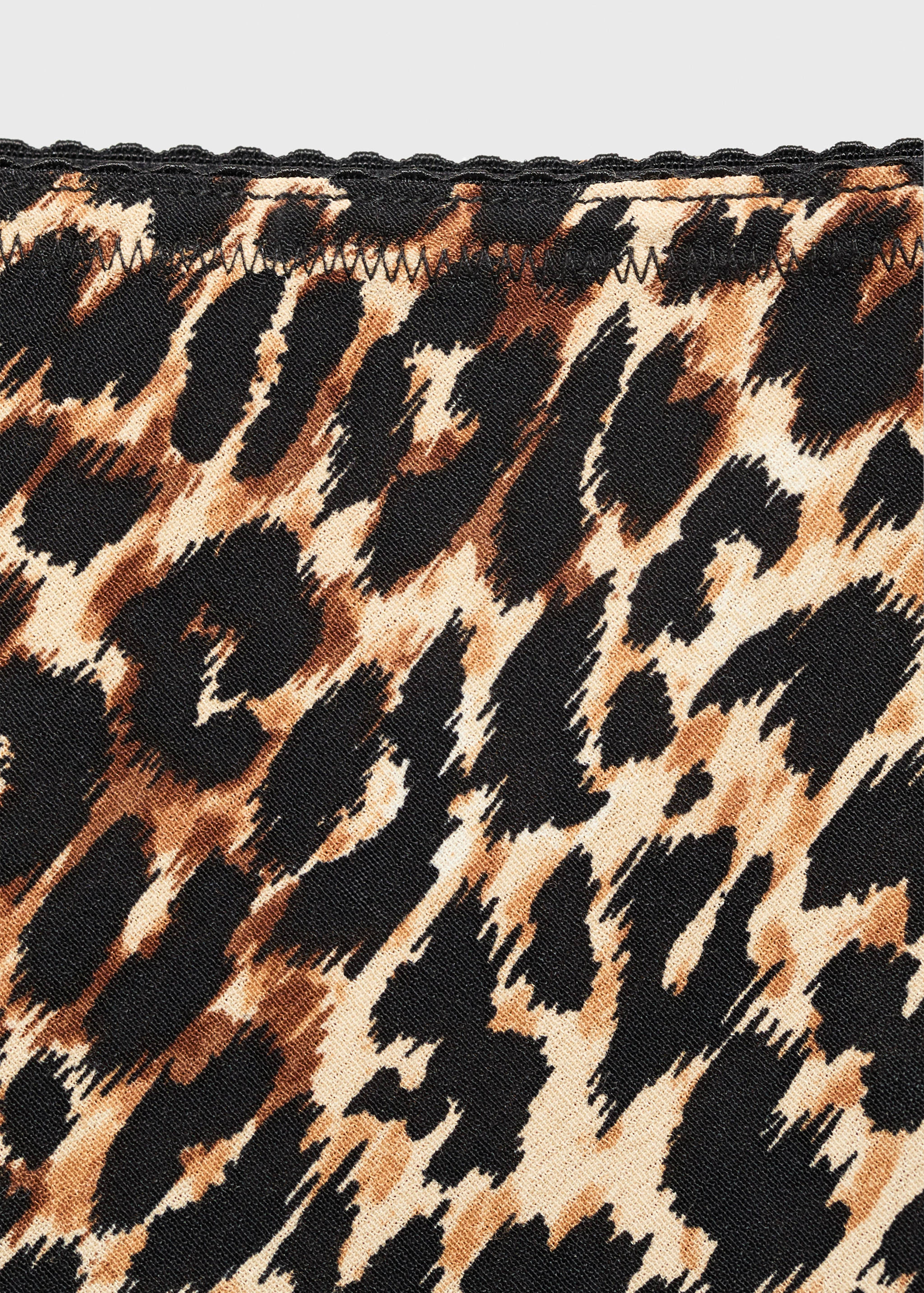 Leopard midi skirt - Details of the article 8