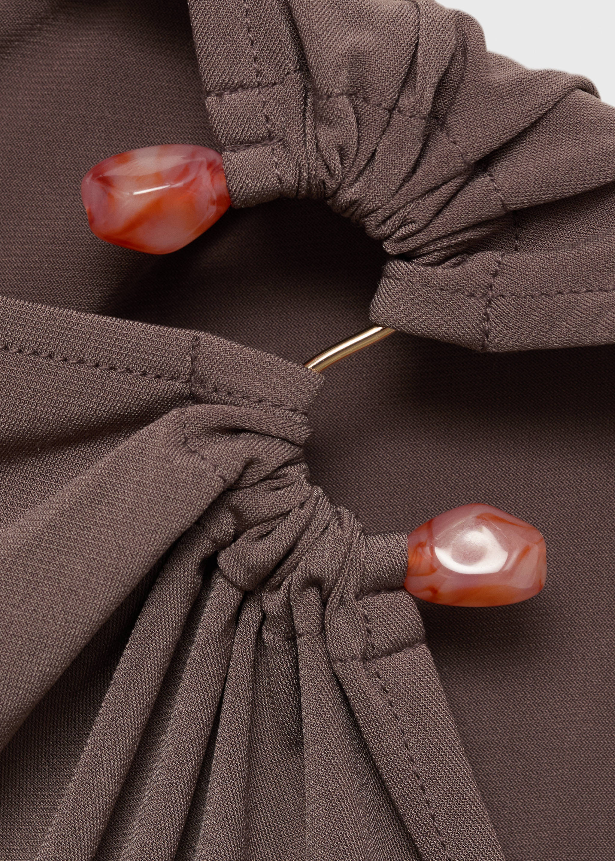 Rüschen-Top mit Juwelendetail - Detail des Artikels 8