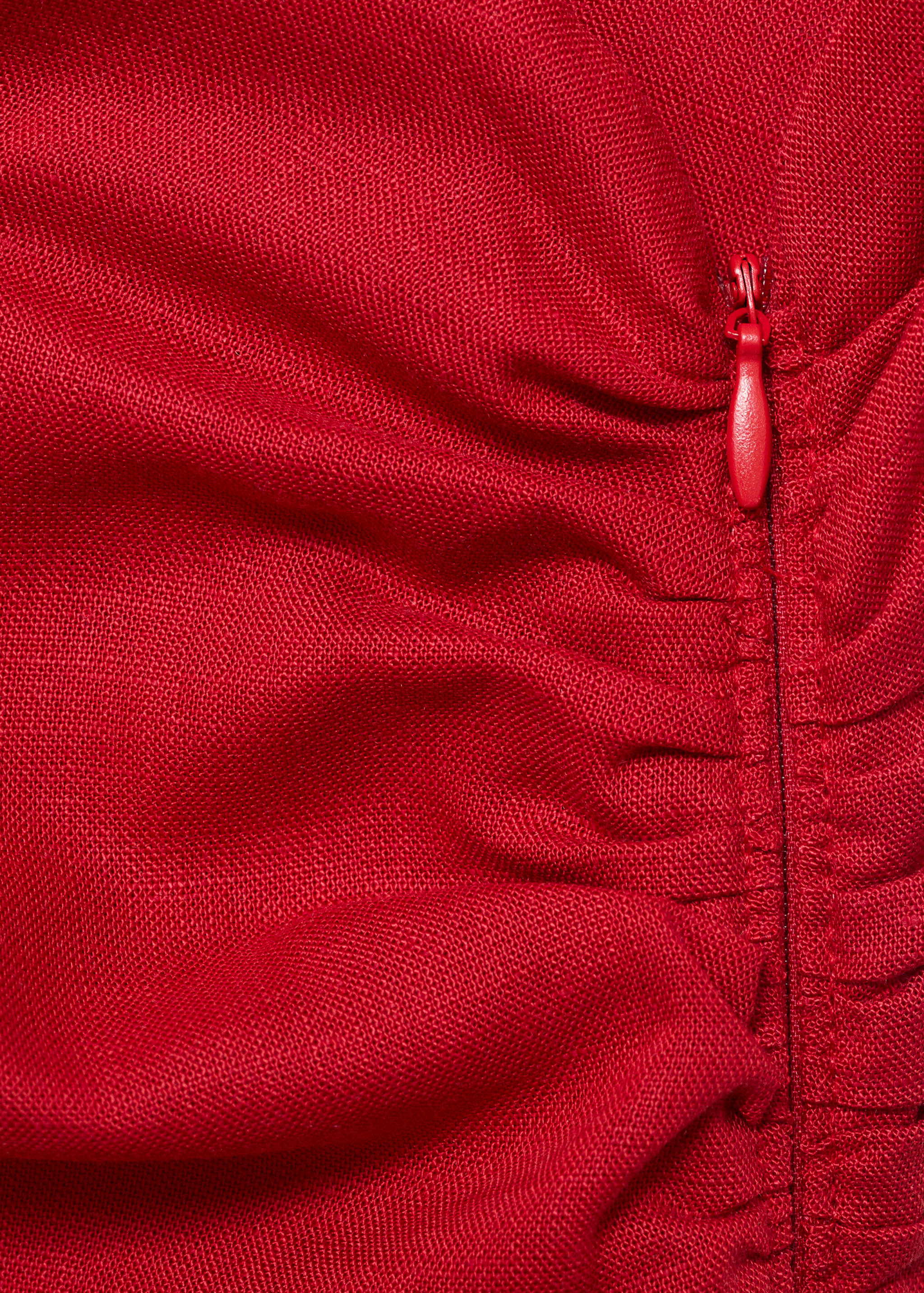 Lyocell dress with asymmetrical neckline - Details of the article 0