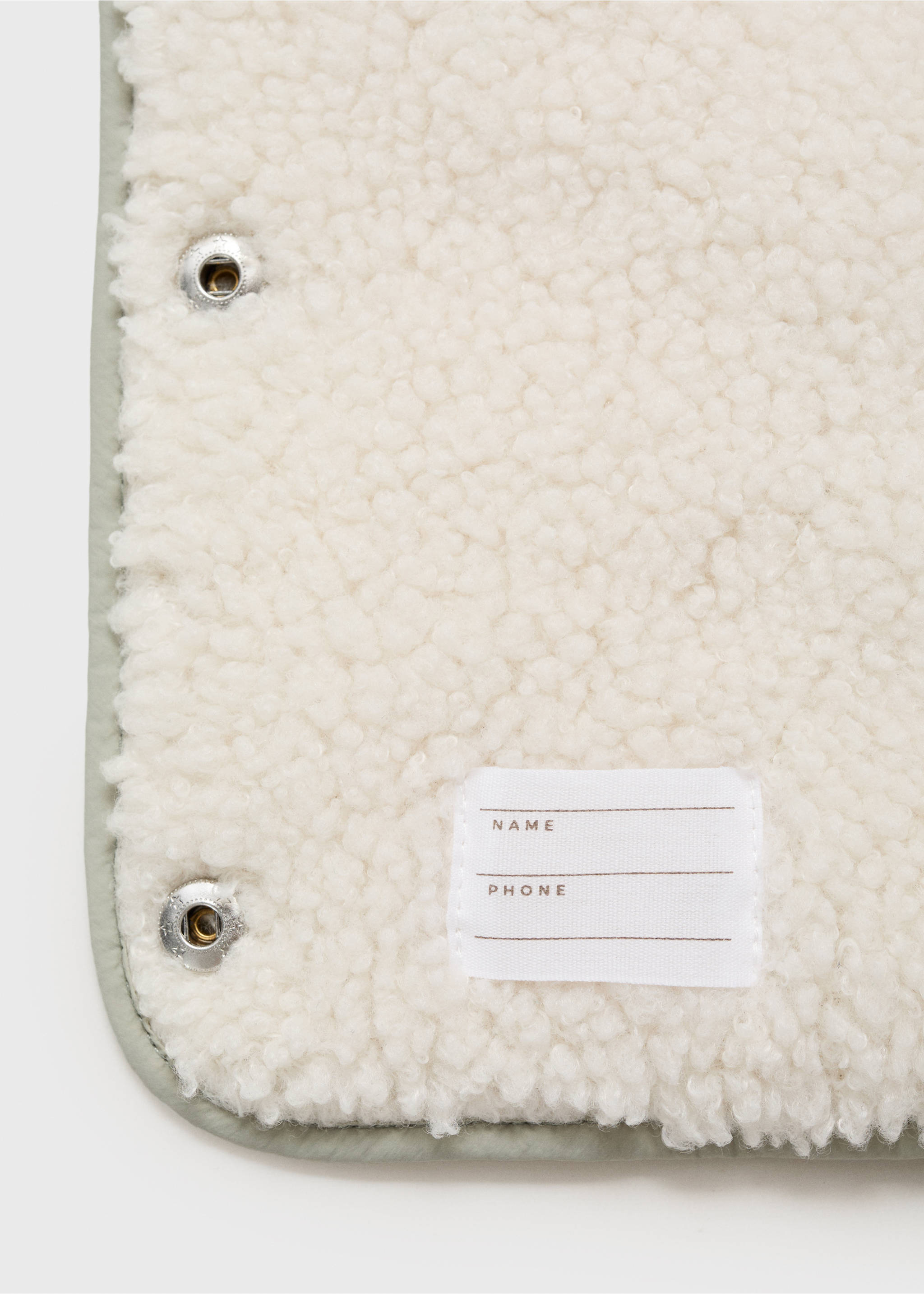 Anorak acolchado interior borreguito - Detalle del artículo 0, Verde pastel. Ref: 17063271-00.