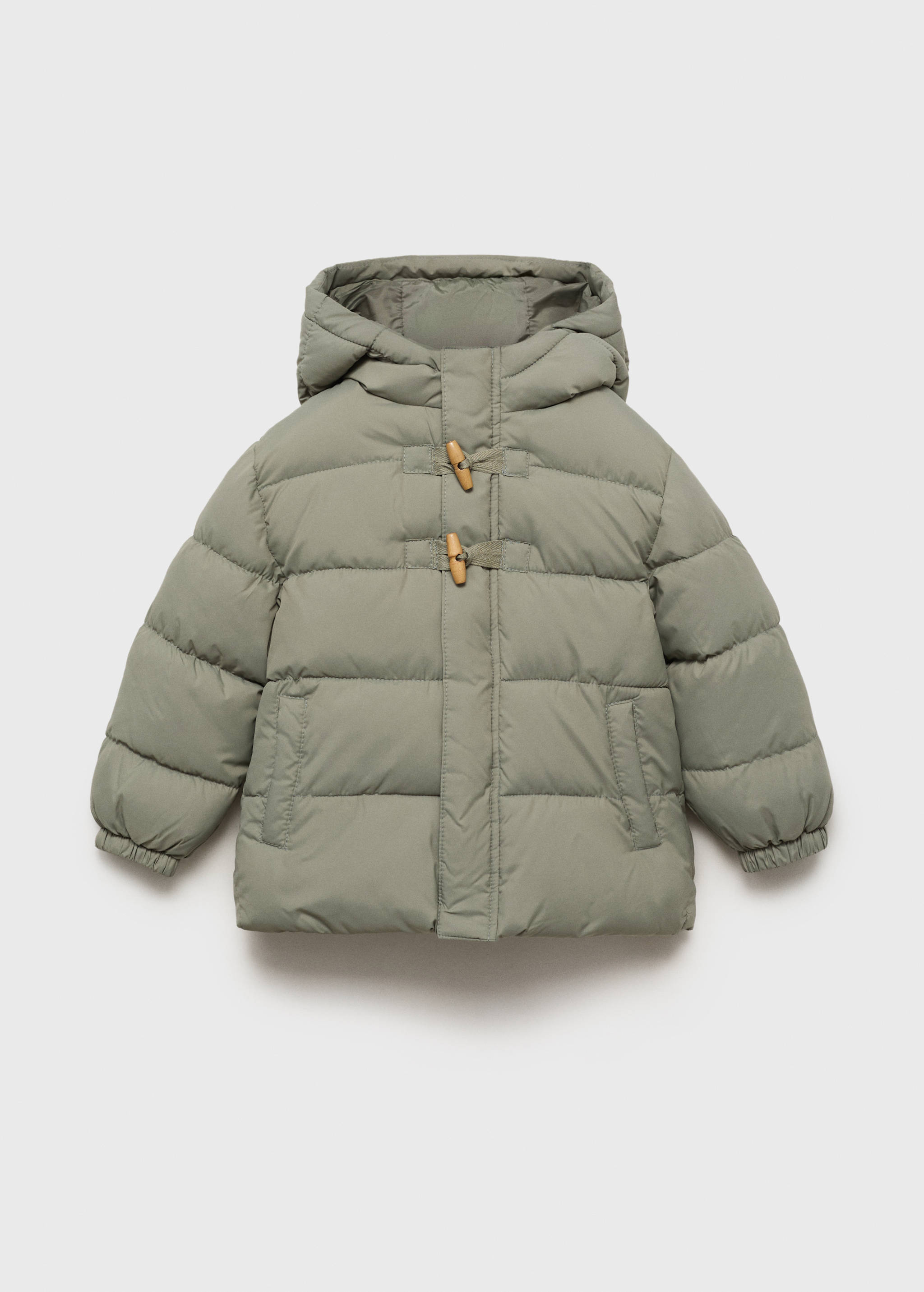 Puffer buttoned coat - Article without model