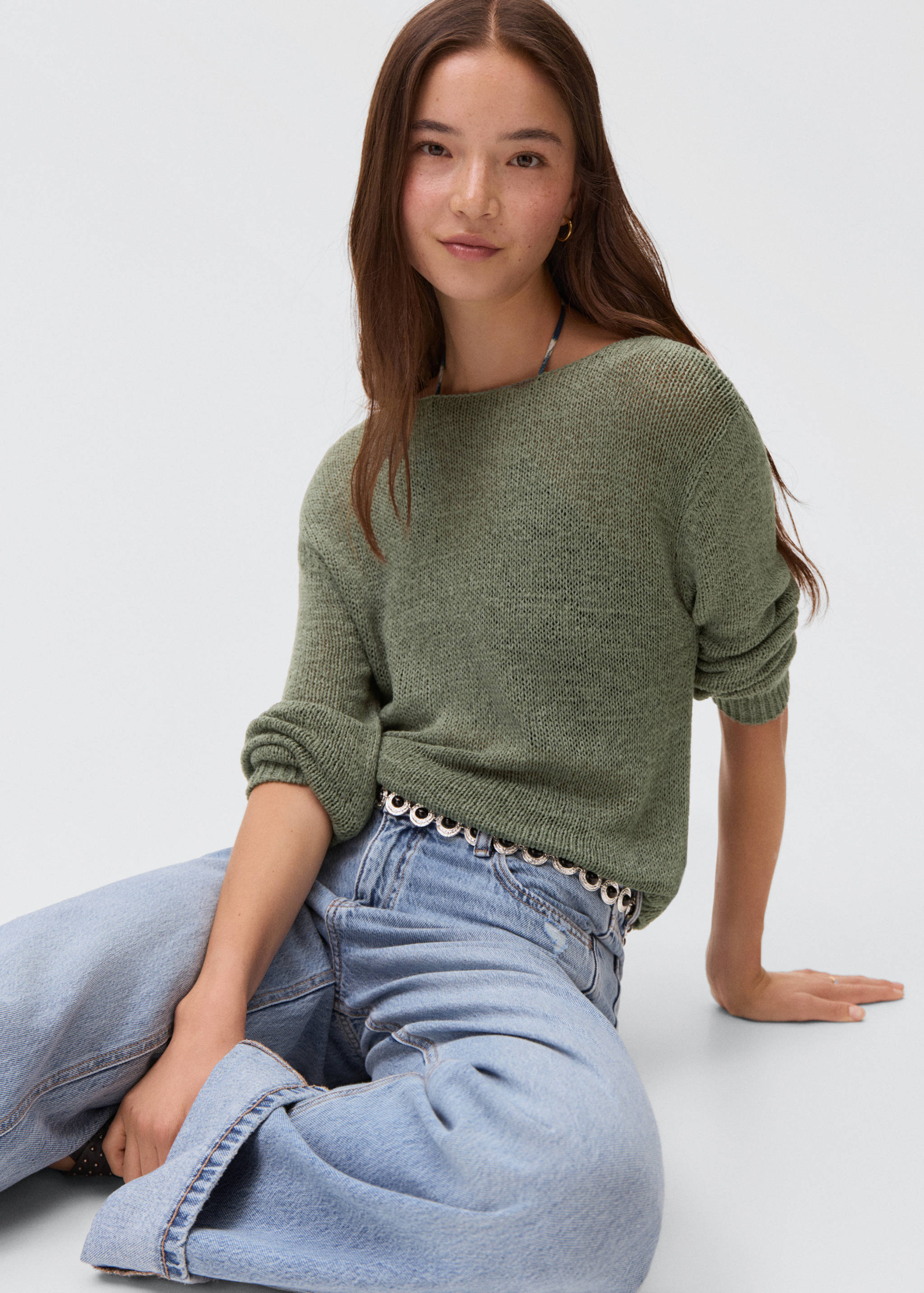 Openwork knit sweater - Details of the article 2