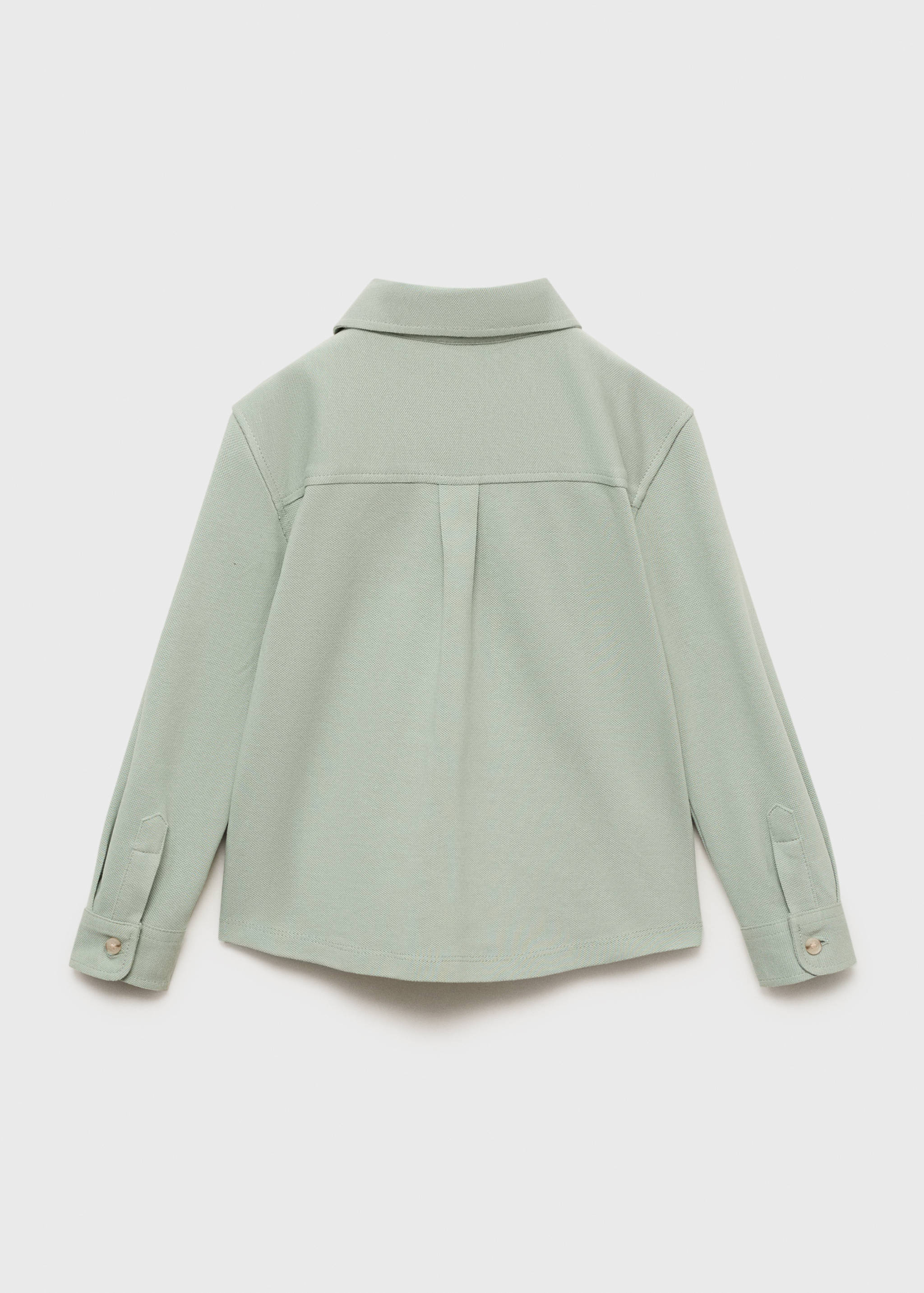 Cotton knit shirt - Reverse of the article