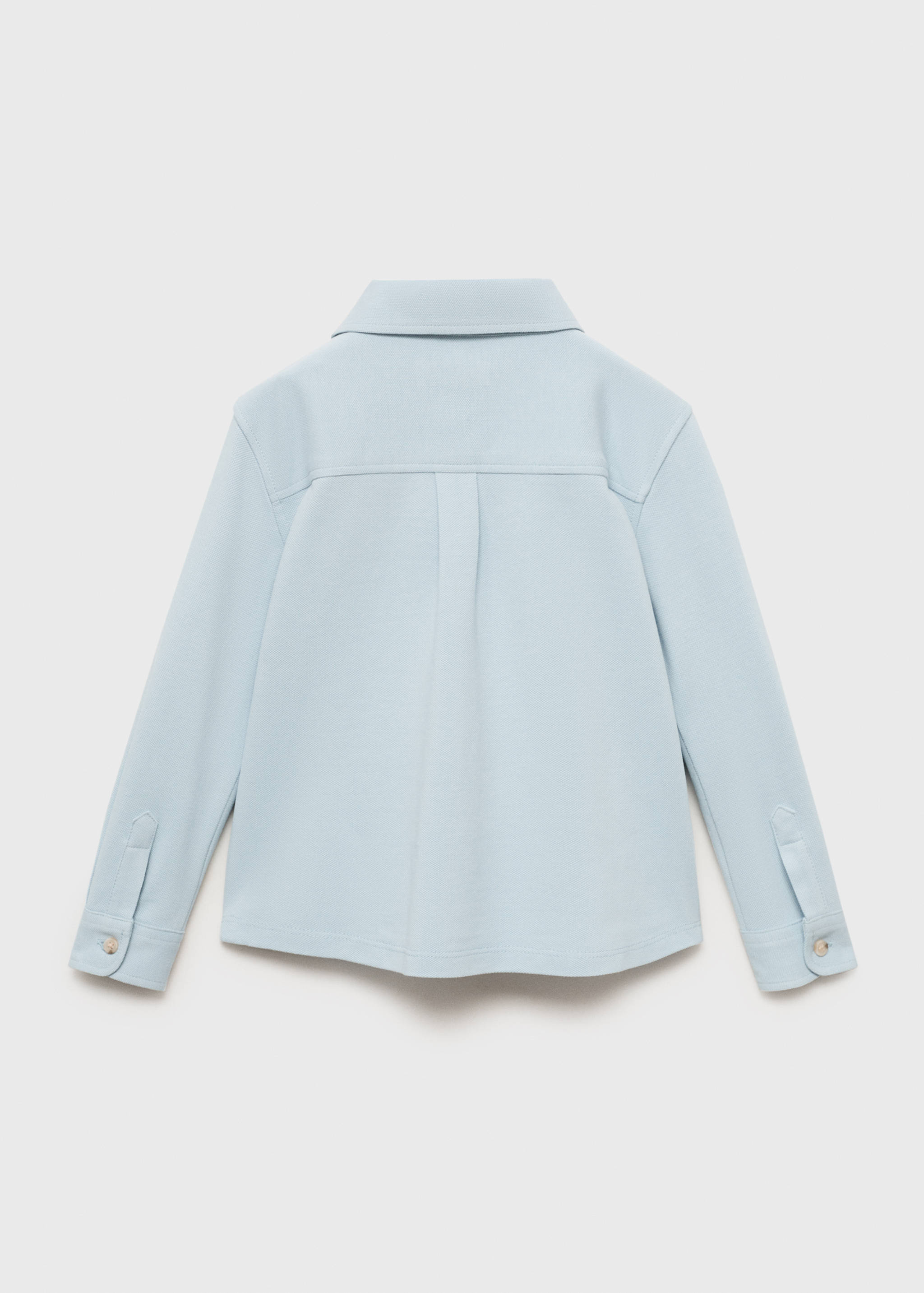 Cotton knit shirt - Reverse of the article