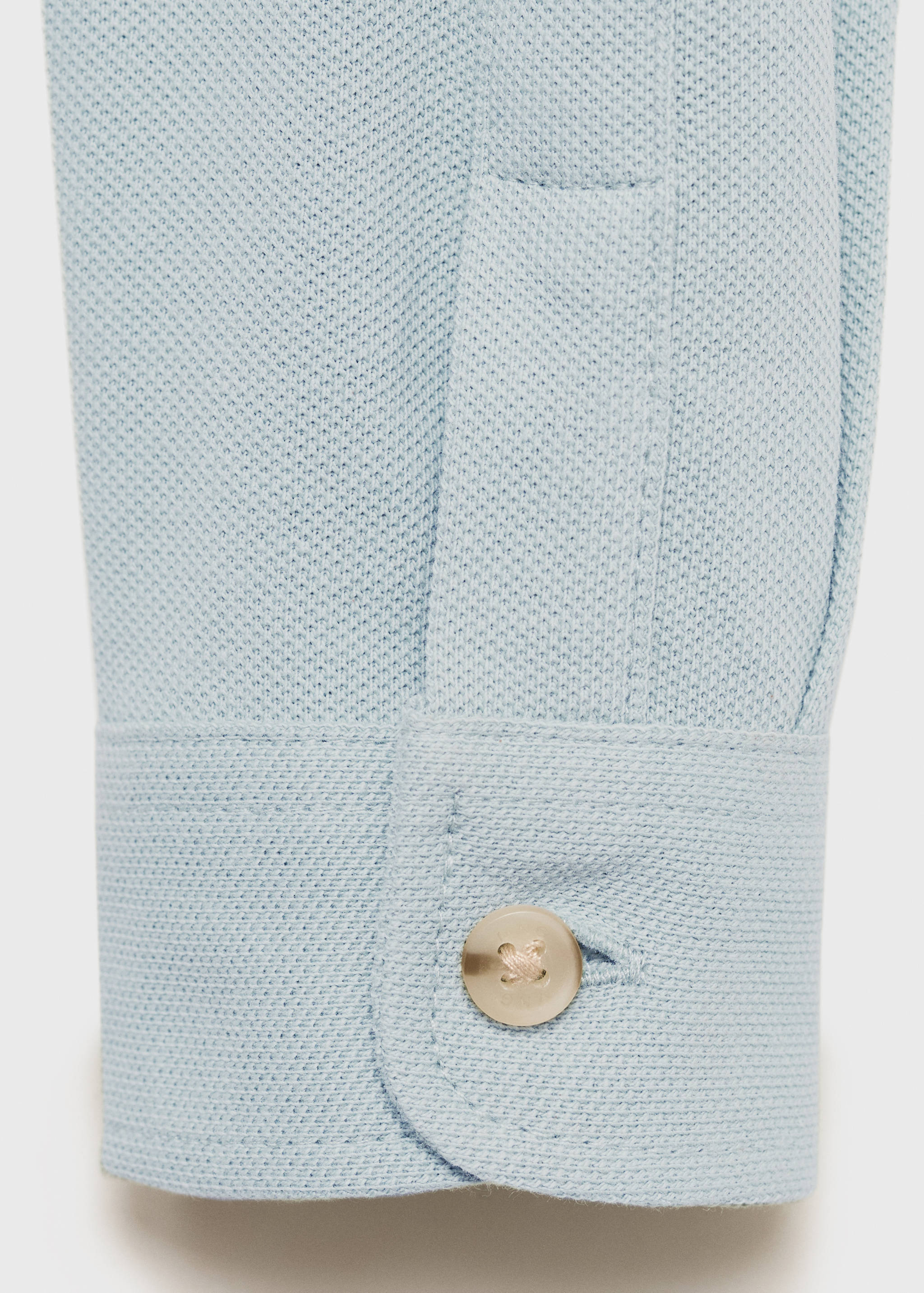 Cotton knit shirt - Details of the article 0
