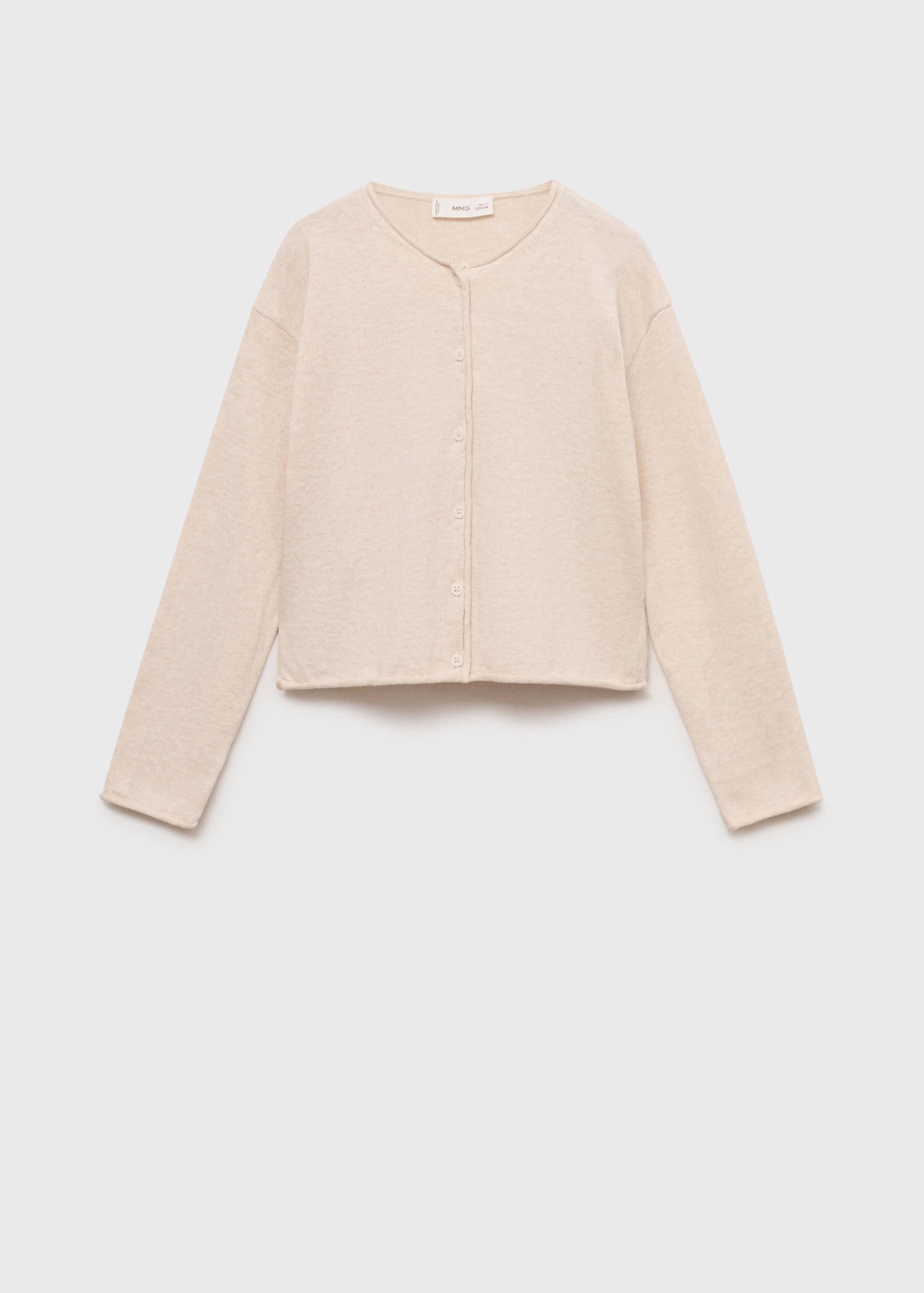 سترة محبوكة بأكمام طويلة - منتج دون نموذج