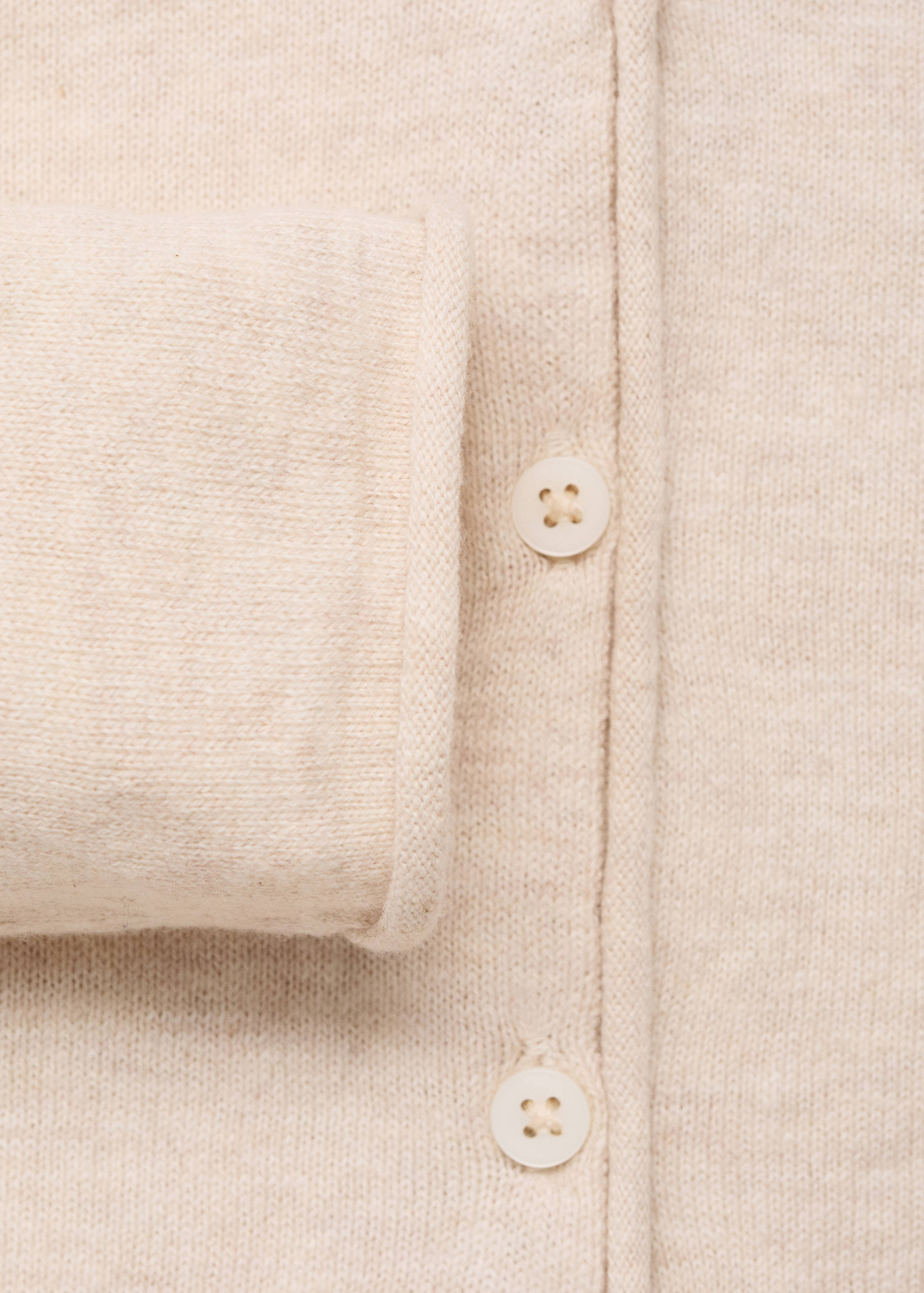 سترة محبوكة بأكمام طويلة - تفاصيل المنتج 0