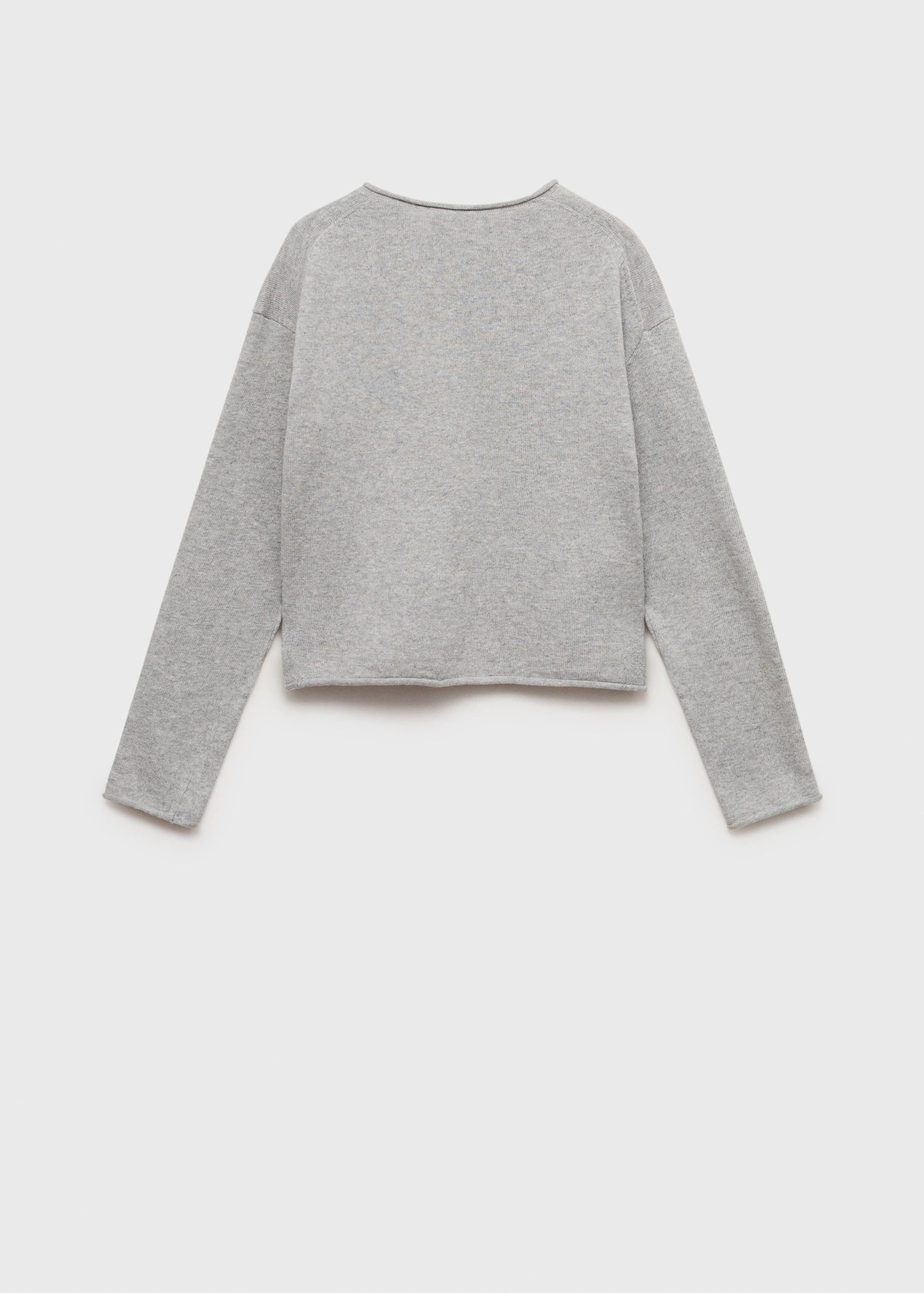 سترة محبوكة بأكمام طويلة - الجهة الخلفية للمنتج