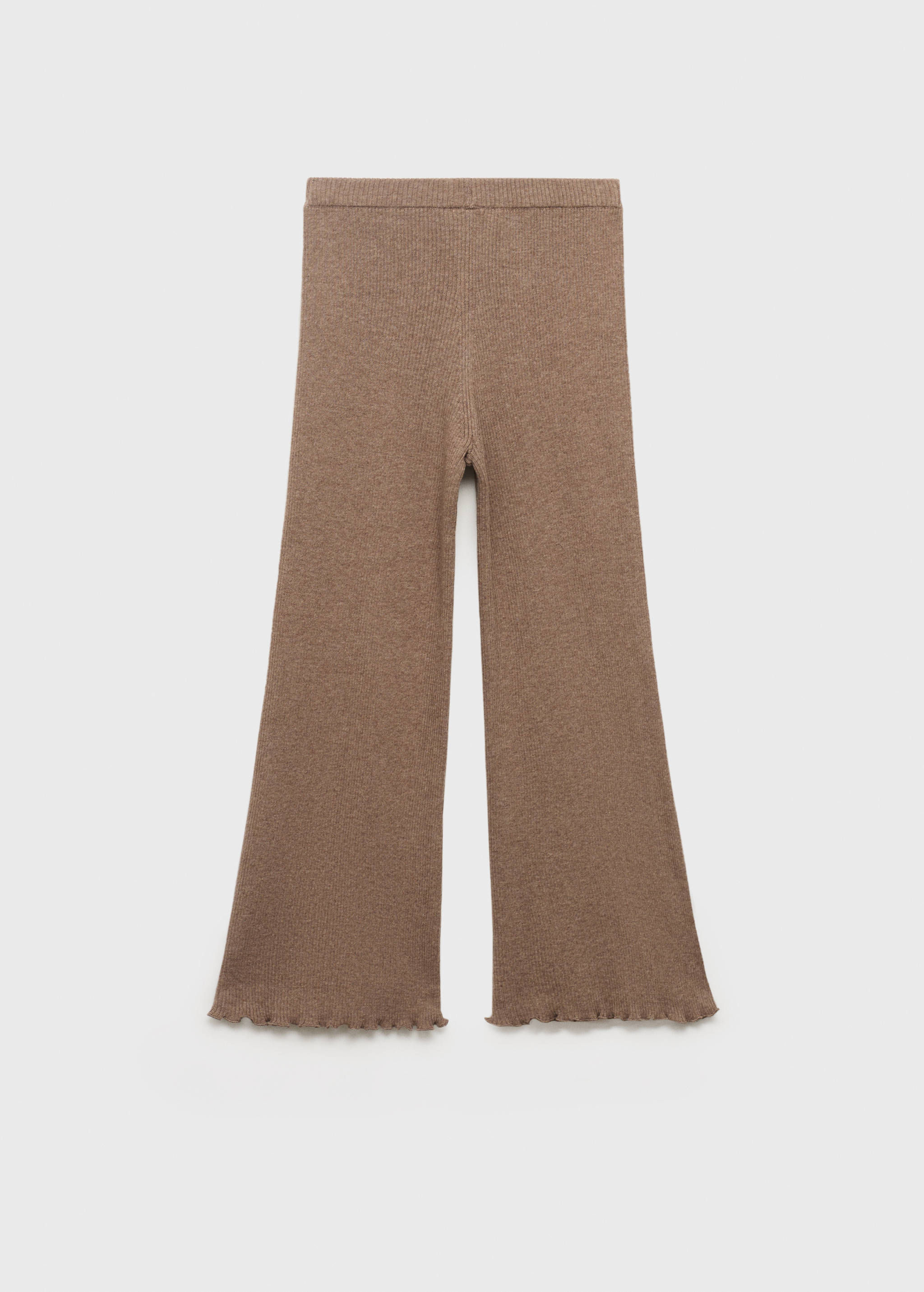 Pantalon maille côtelée - Verso de l’article