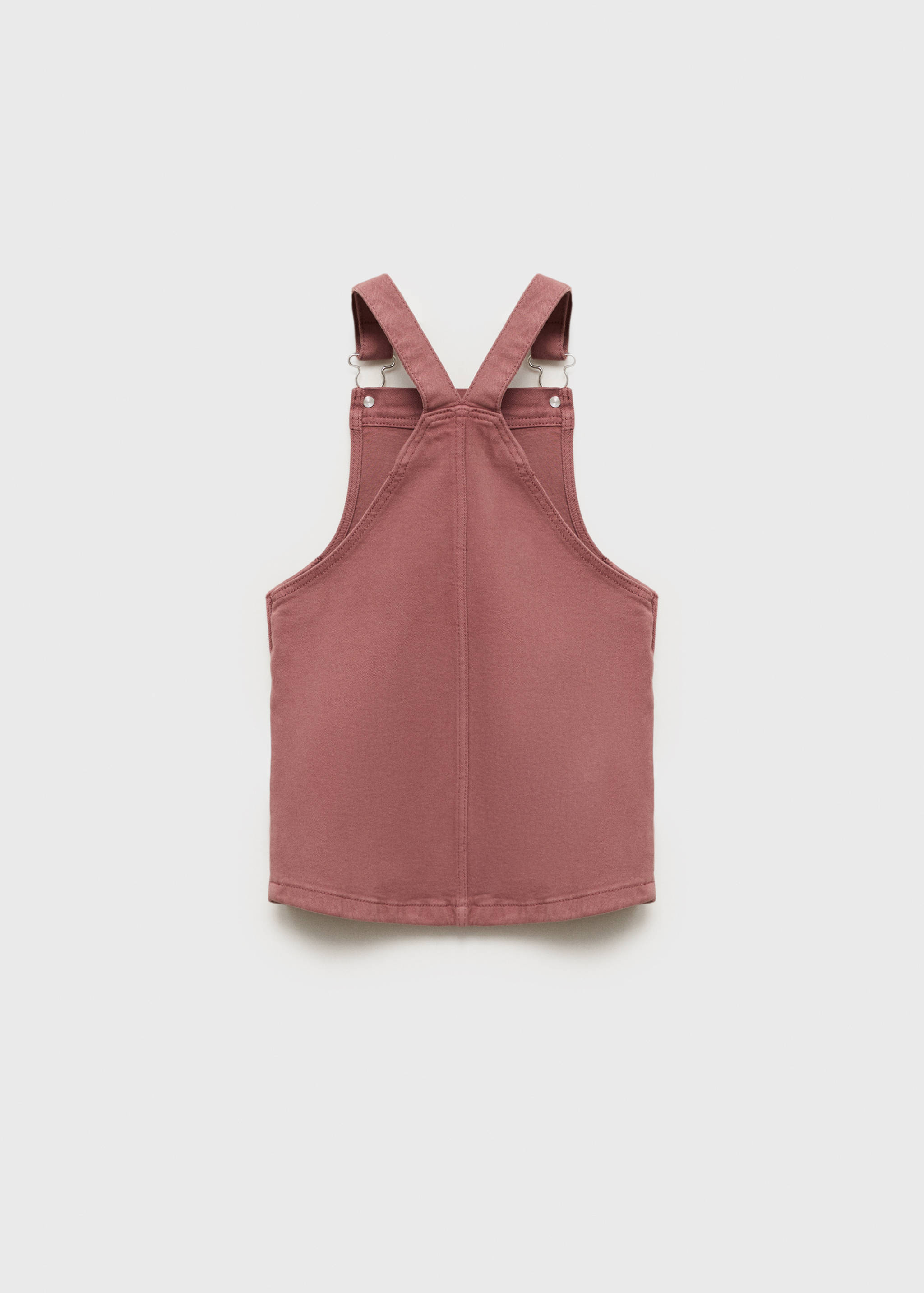 Robe chasuble denim poche - Verso de l’article