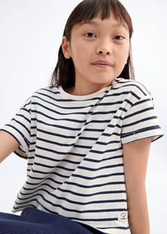 Striped short-sleeved t-shirt — Off White 3