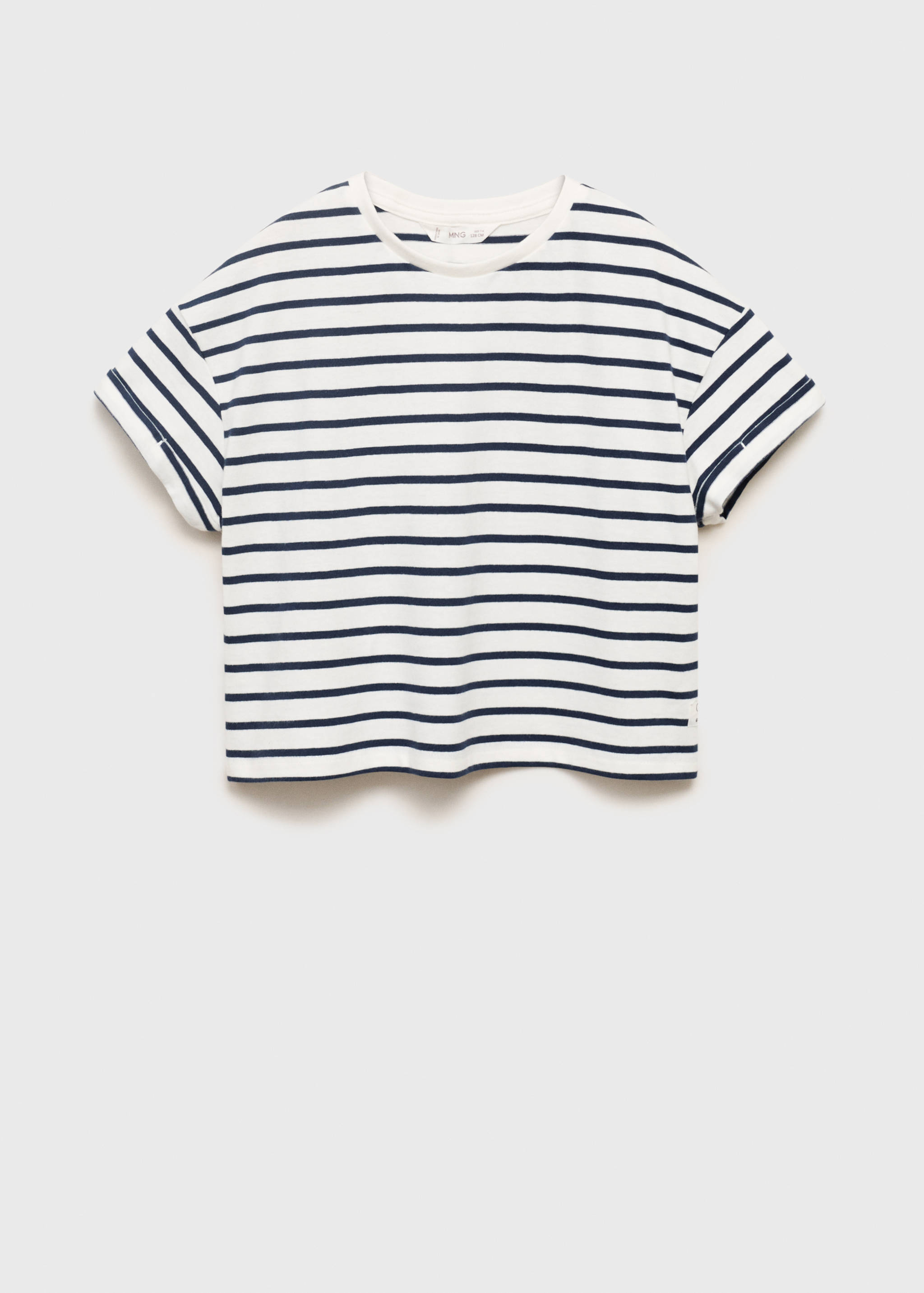 Striped short-sleeved t-shirt - Article without model