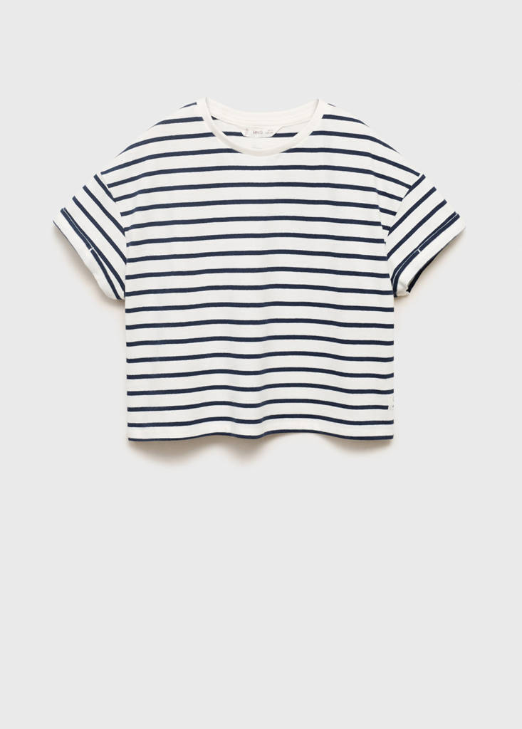 Striped short-sleeved t-shirt — Off White