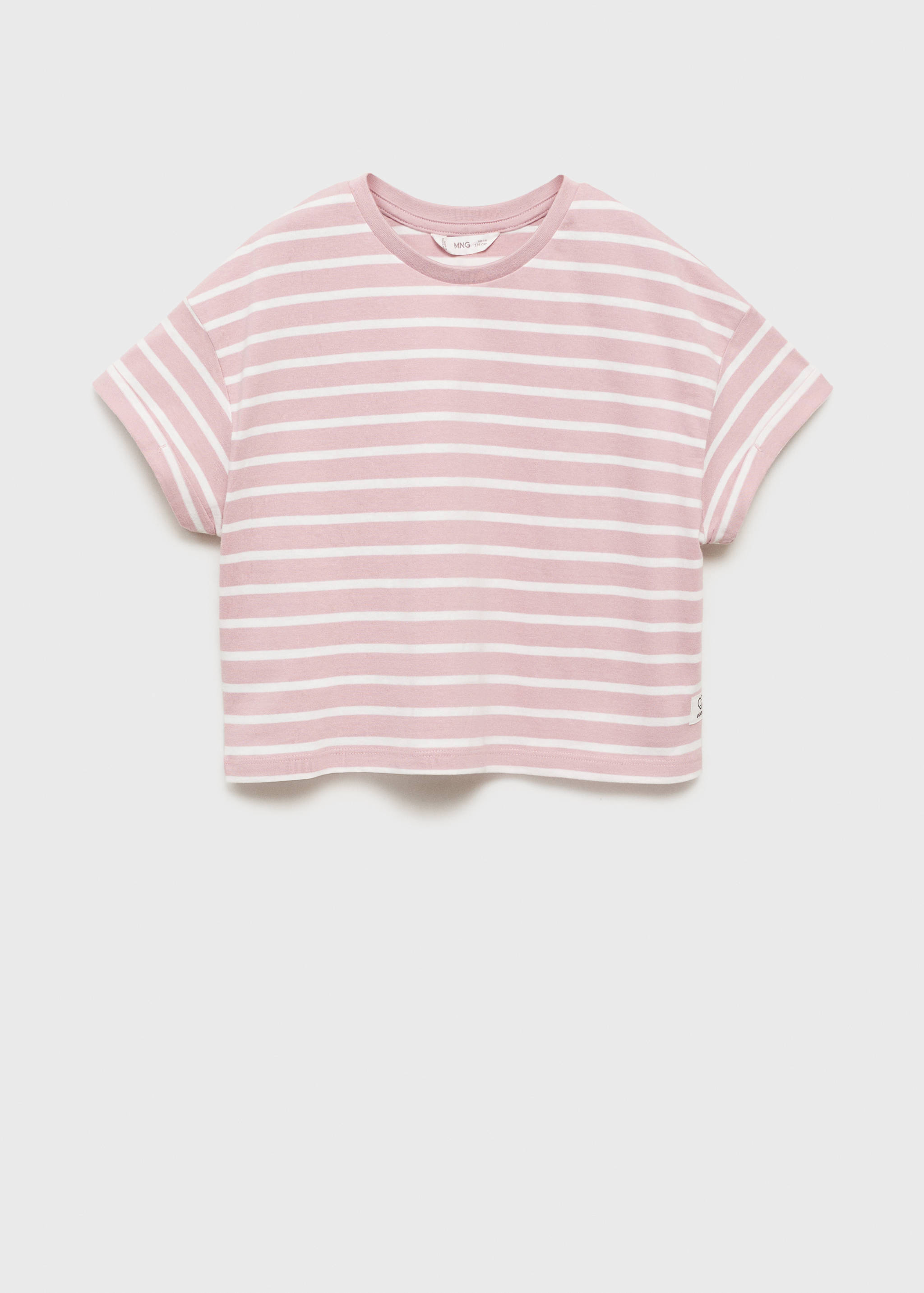Striped short-sleeved t-shirt - Article without model