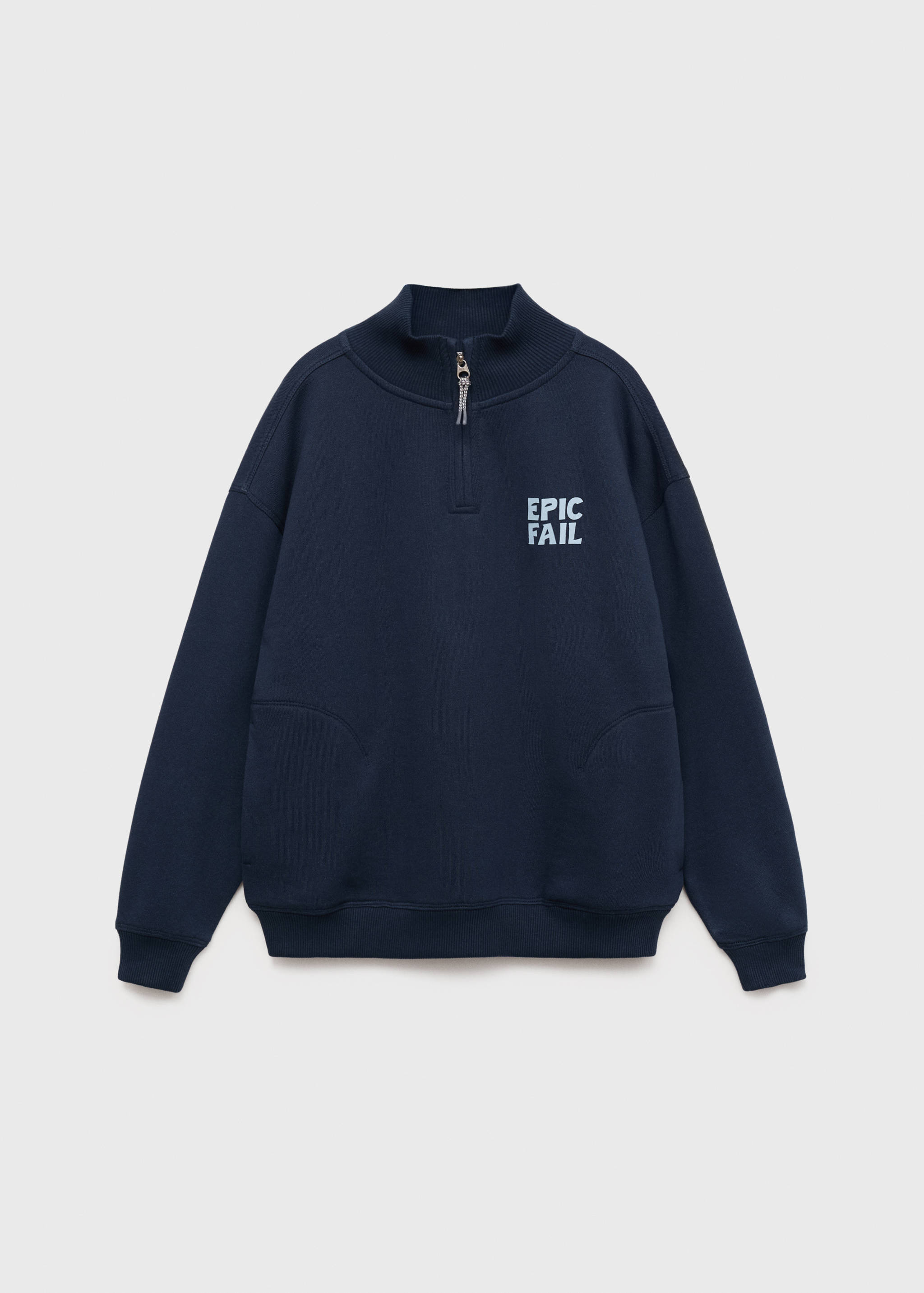 Printed cotton sweatshirt - Article without model