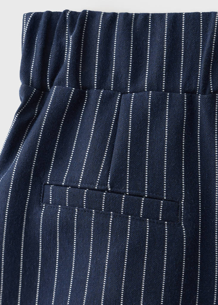 Striped skort — Navy