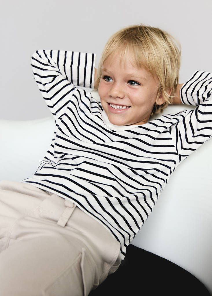 Striped cotton T-shirt — Off White
